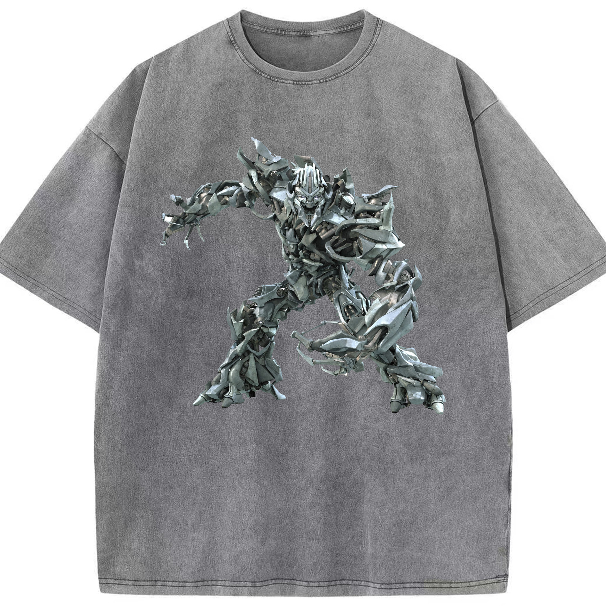（画像用）  綿100% ヴィンテージ風 半袖Tシャツ（フロントプリント）