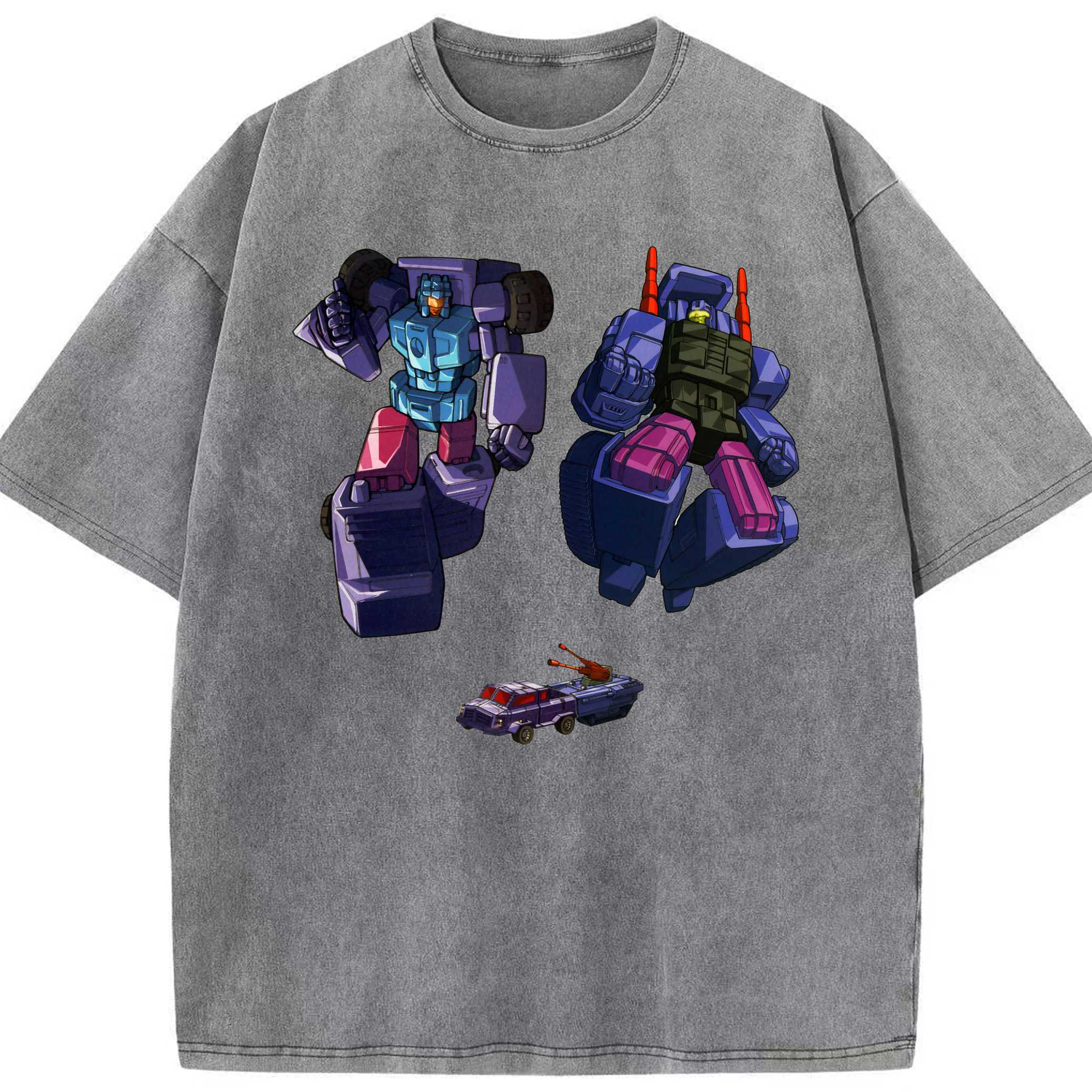 （画像用）  綿100% ヴィンテージ風 半袖Tシャツ（フロントプリント）