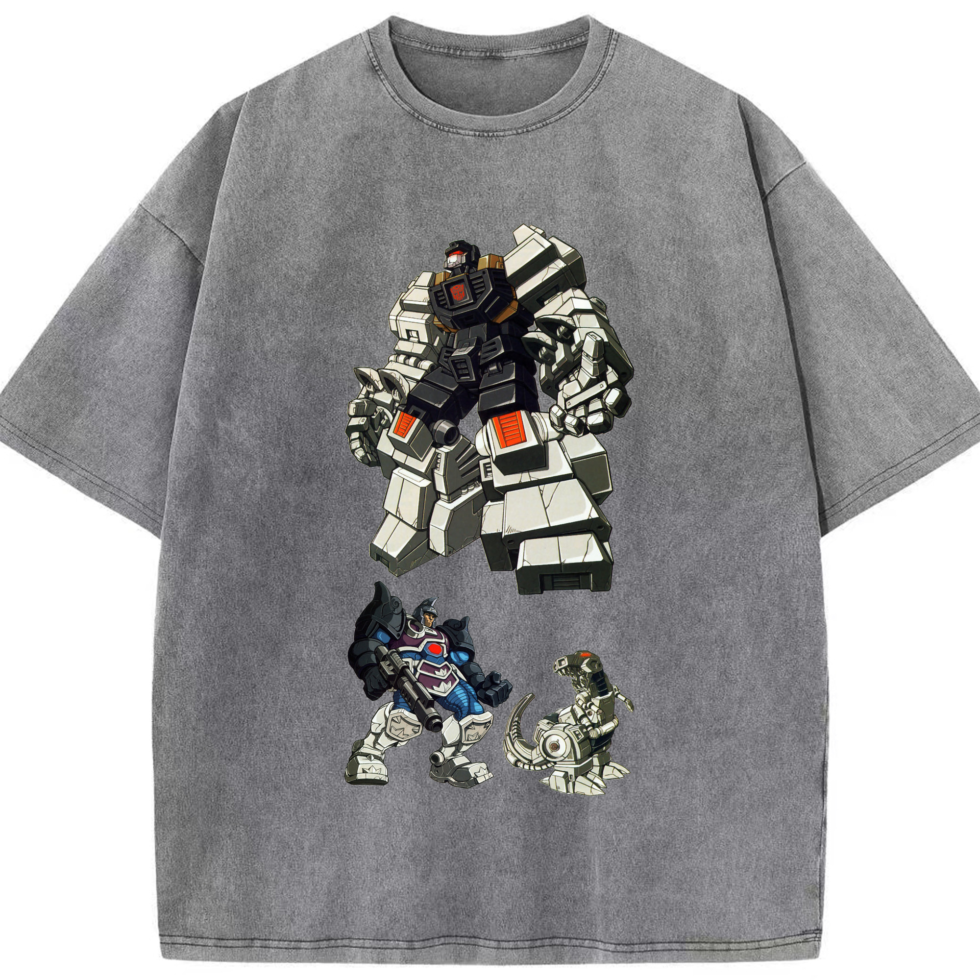 （画像用）  綿100% ヴィンテージ風 半袖Tシャツ（フロントプリント）