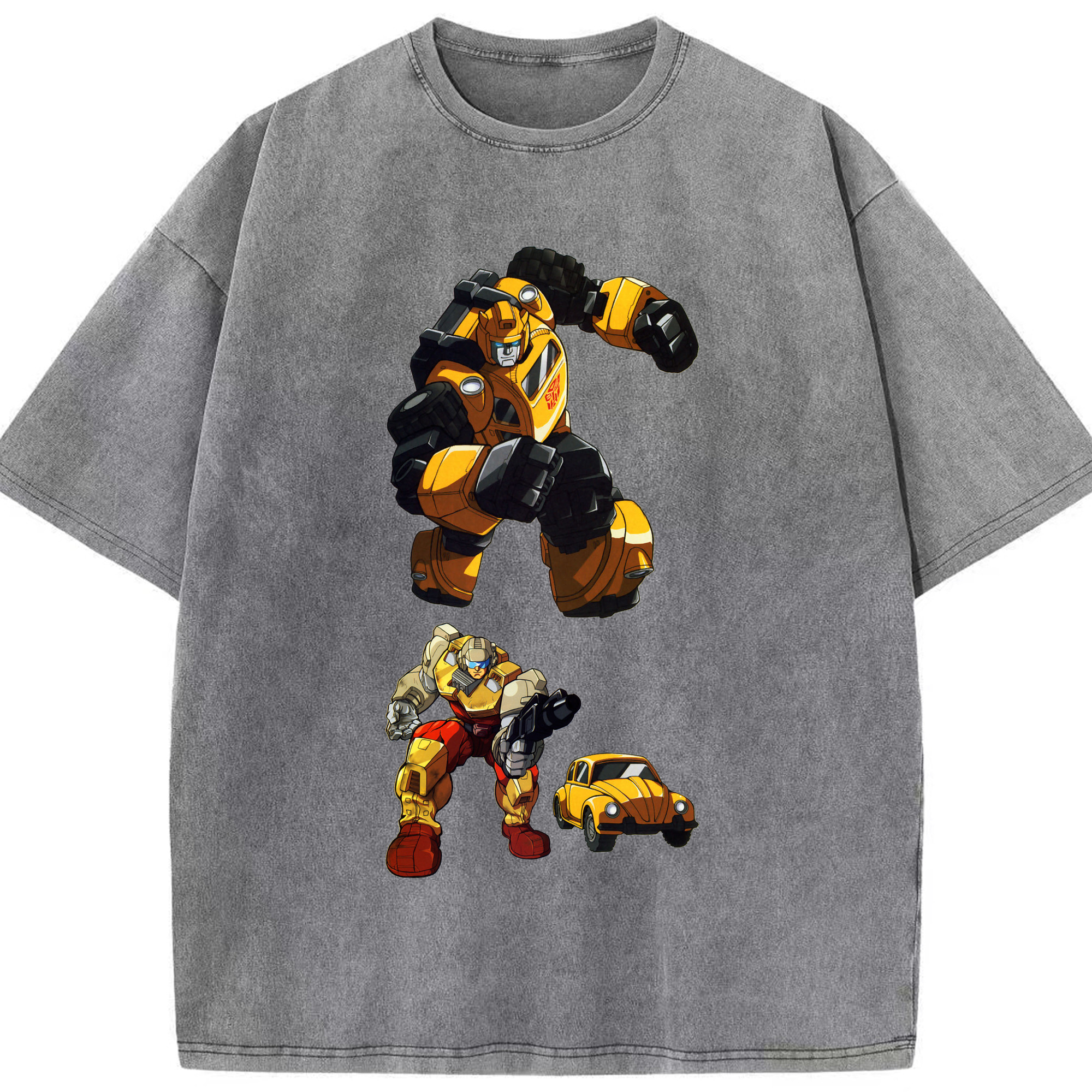 （画像用）  綿100% ヴィンテージ風 半袖Tシャツ（フロントプリント）