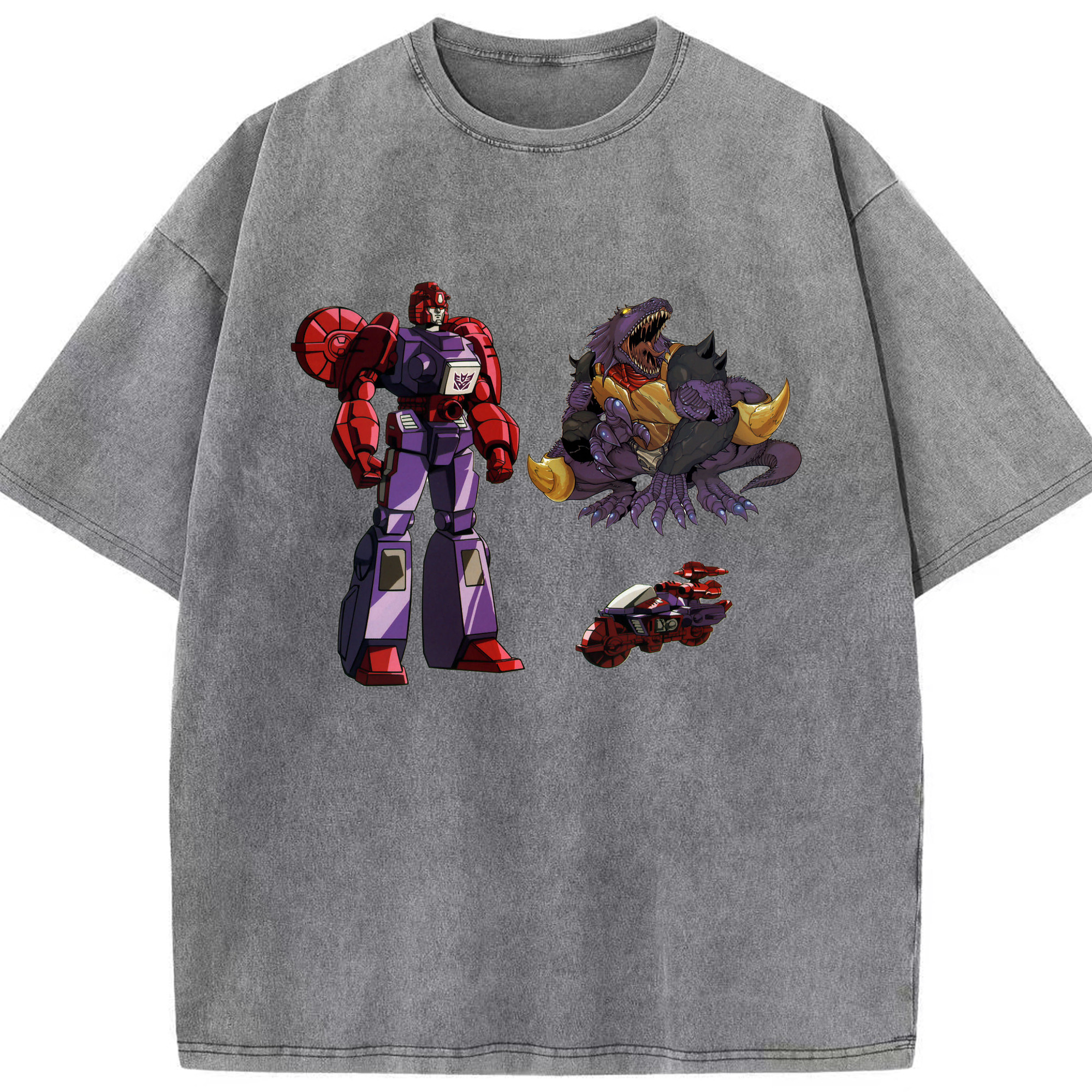 （画像用）  綿100% ヴィンテージ風 半袖Tシャツ（フロントプリント）
