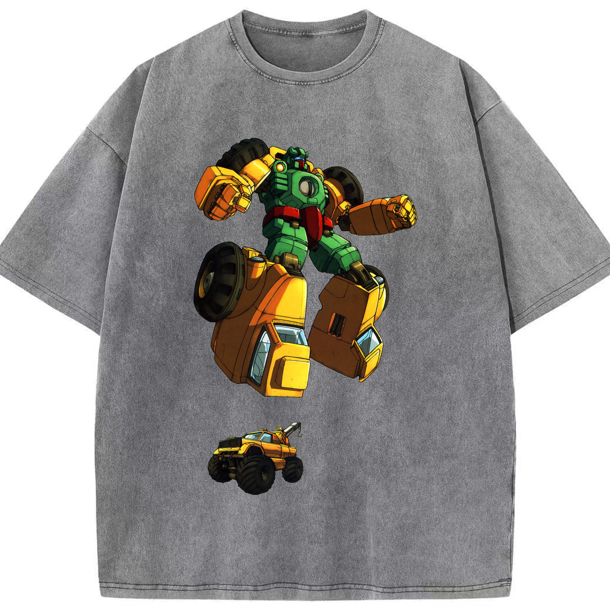 （画像用）  綿100% ヴィンテージ風 半袖Tシャツ（フロントプリント）
