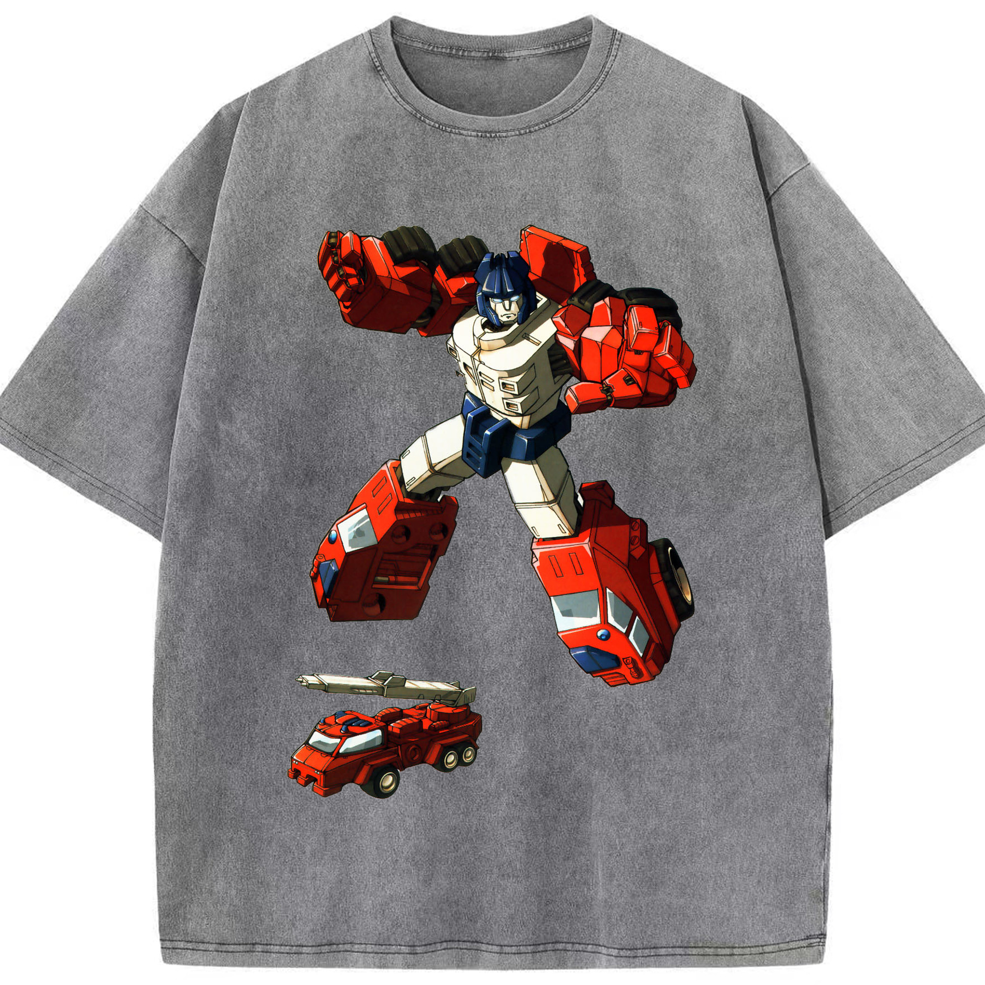 （画像用）  綿100% ヴィンテージ風 半袖Tシャツ（フロントプリント）