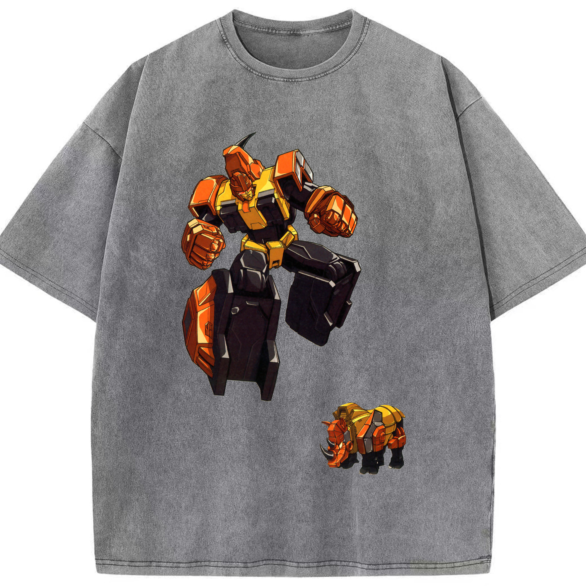 （画像用）  綿100% ヴィンテージ風 半袖Tシャツ（フロントプリント）
