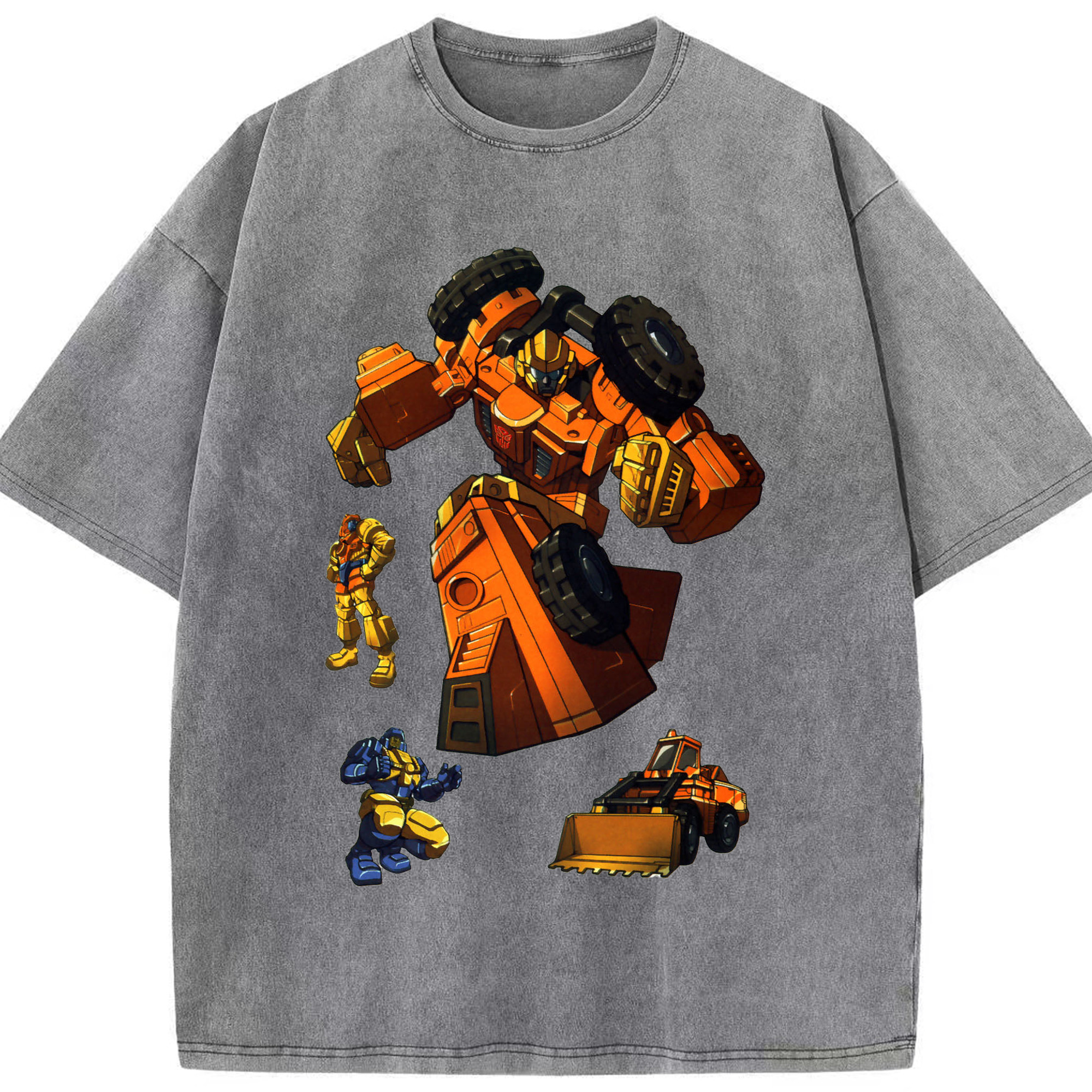（画像用）  綿100% ヴィンテージ風 半袖Tシャツ（フロントプリント）