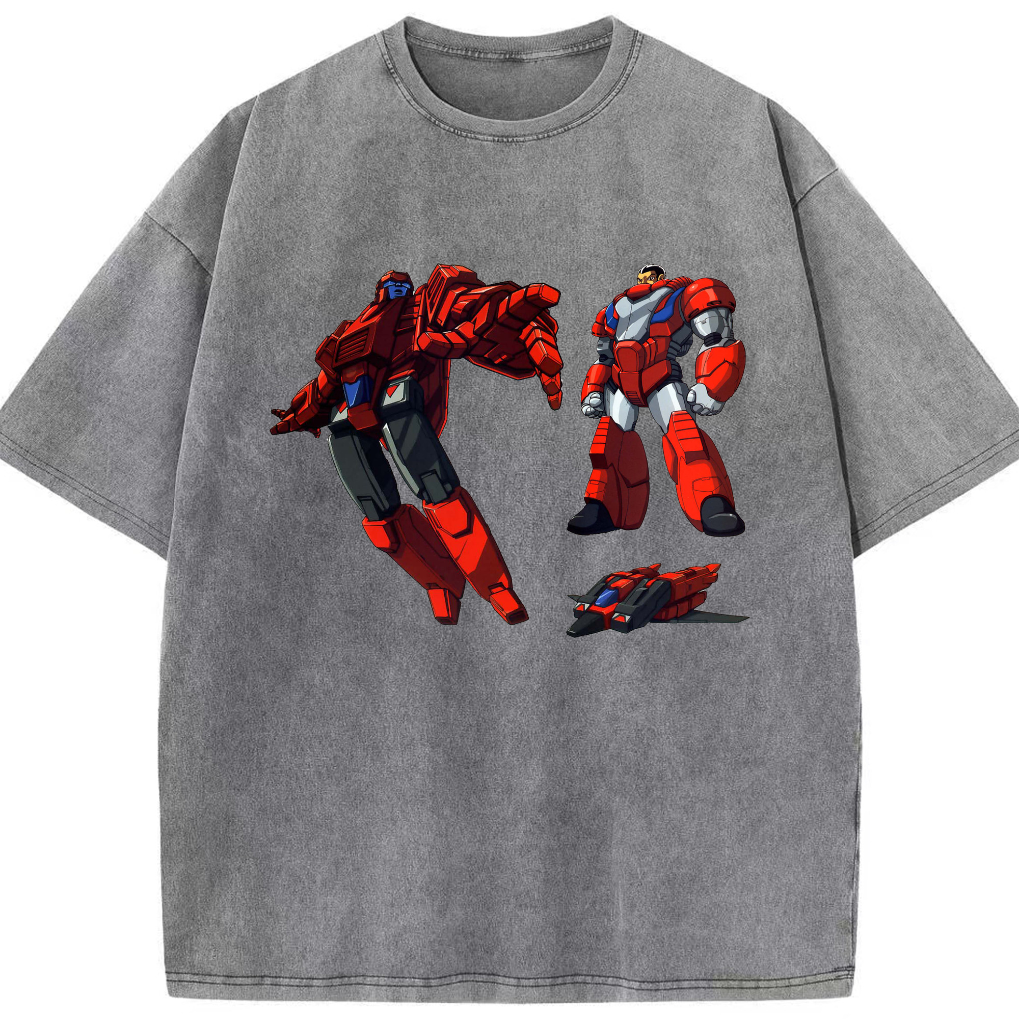 （画像用）  綿100% ヴィンテージ風 半袖Tシャツ（フロントプリント）