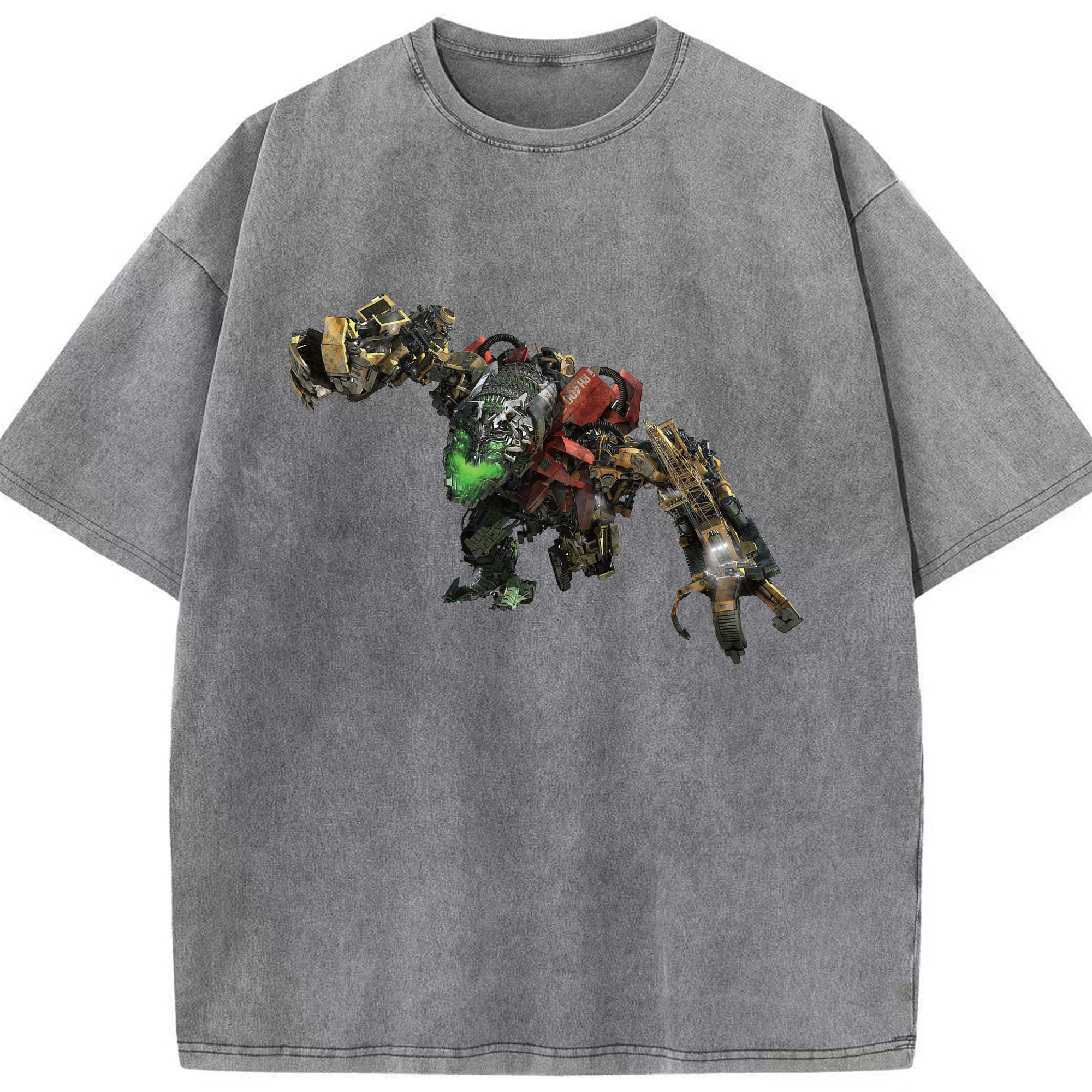 （画像用）  綿100% ヴィンテージ風 半袖Tシャツ（フロントプリント）