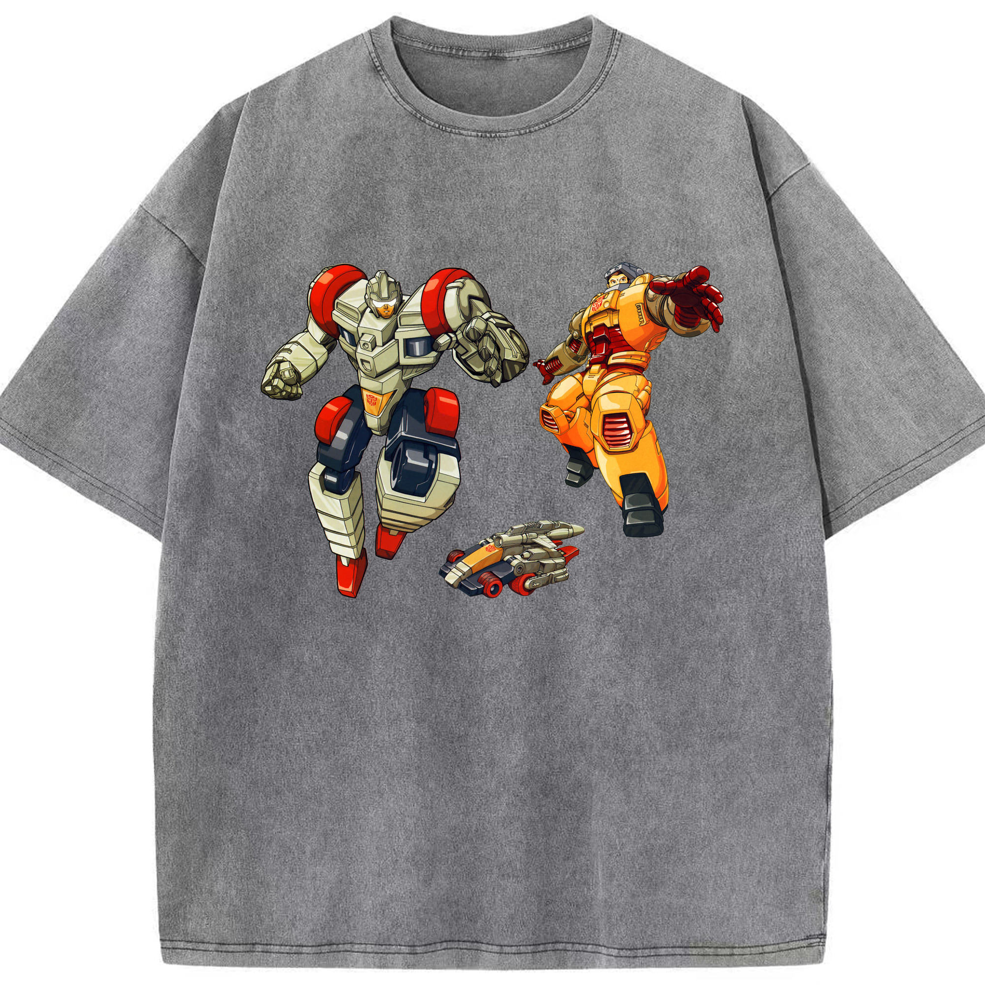 （画像用）  綿100% ヴィンテージ風 半袖Tシャツ（フロントプリント）