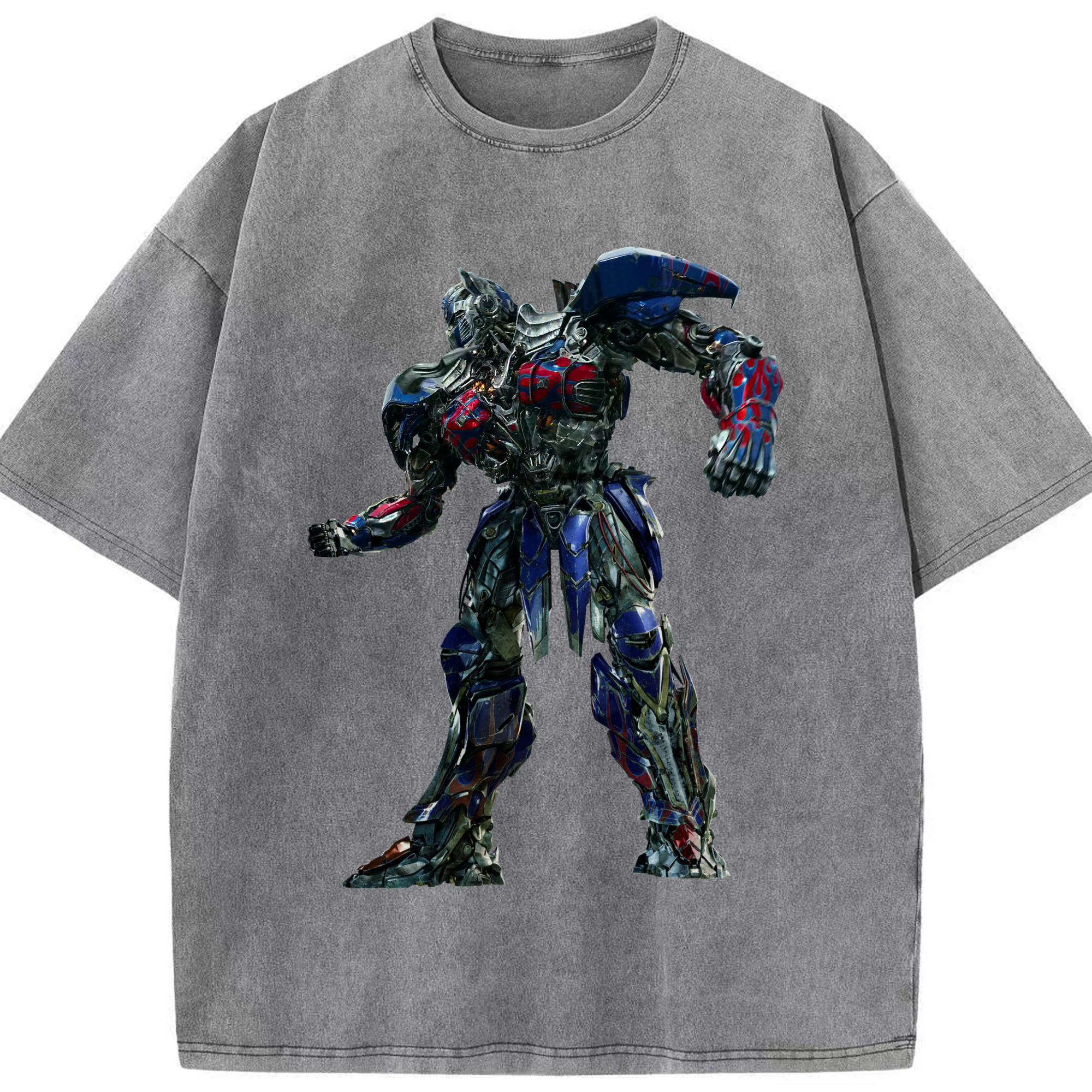 （画像用）  綿100% ヴィンテージ風 半袖Tシャツ（フロントプリント）