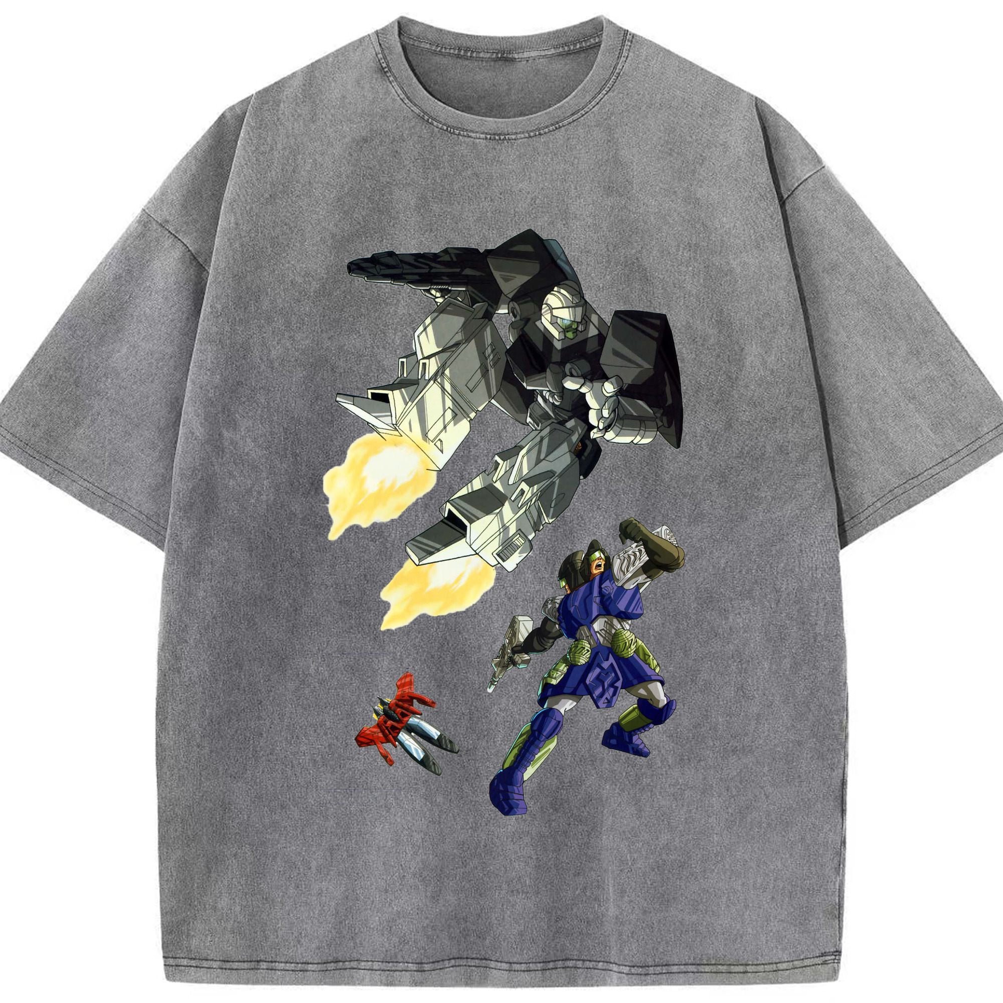 （画像用）  綿100% ヴィンテージ風 半袖Tシャツ（フロントプリント）