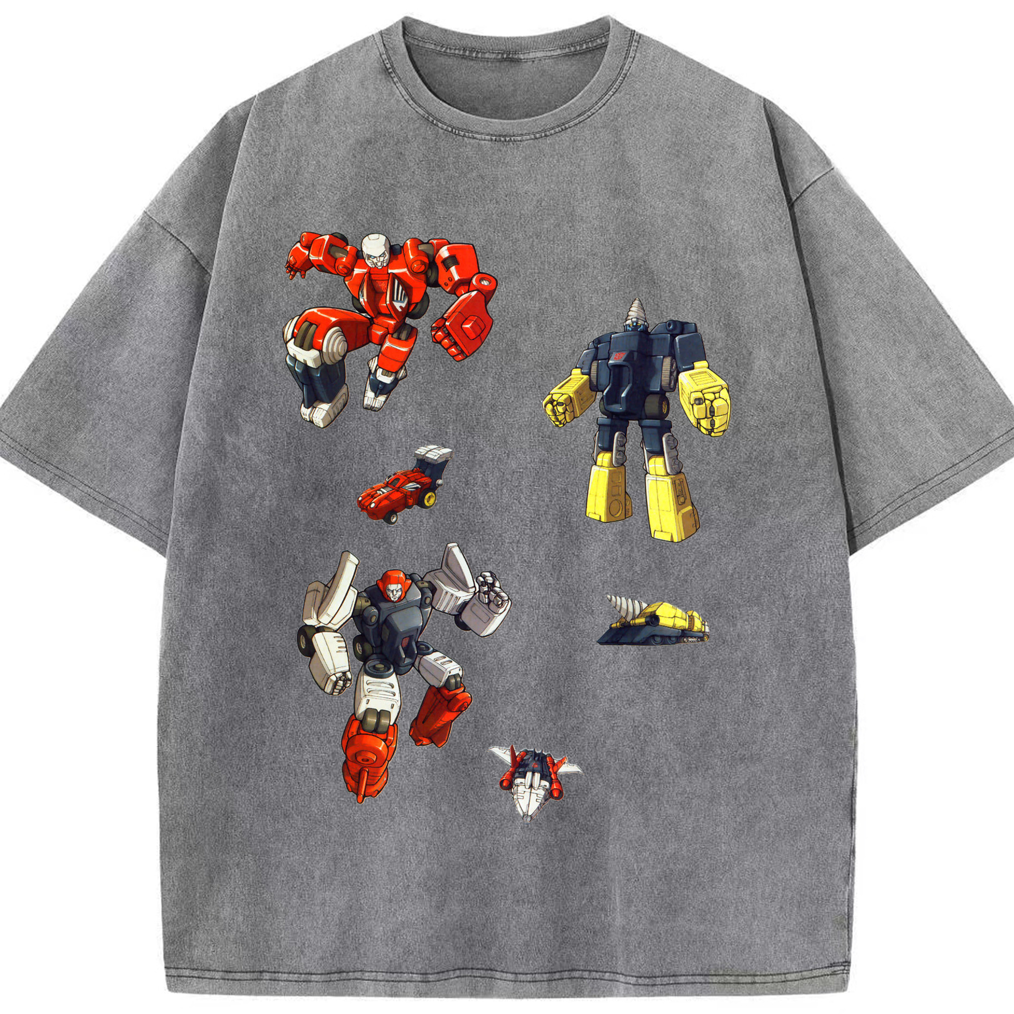 （画像用）  綿100% ヴィンテージ風 半袖Tシャツ（フロントプリント）