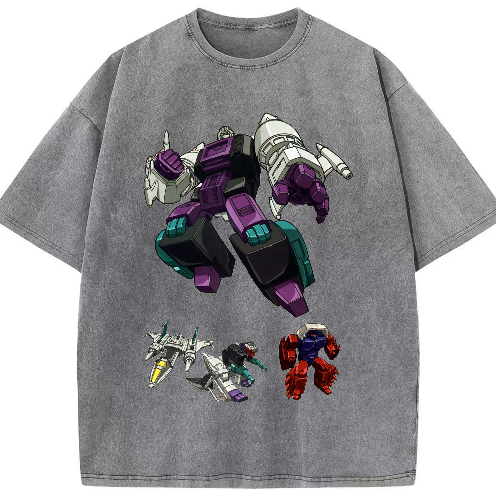 （画像用）  綿100% ヴィンテージ風 半袖Tシャツ（フロントプリント）