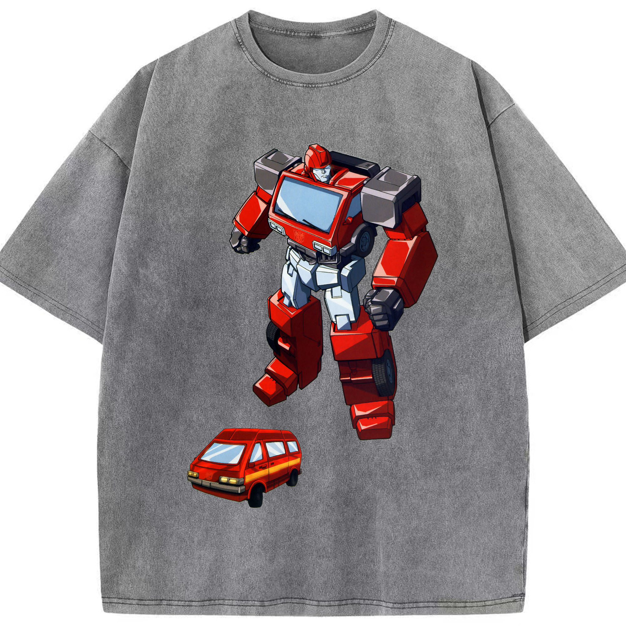 （画像用）  綿100% ヴィンテージ風 半袖Tシャツ（フロントプリント）