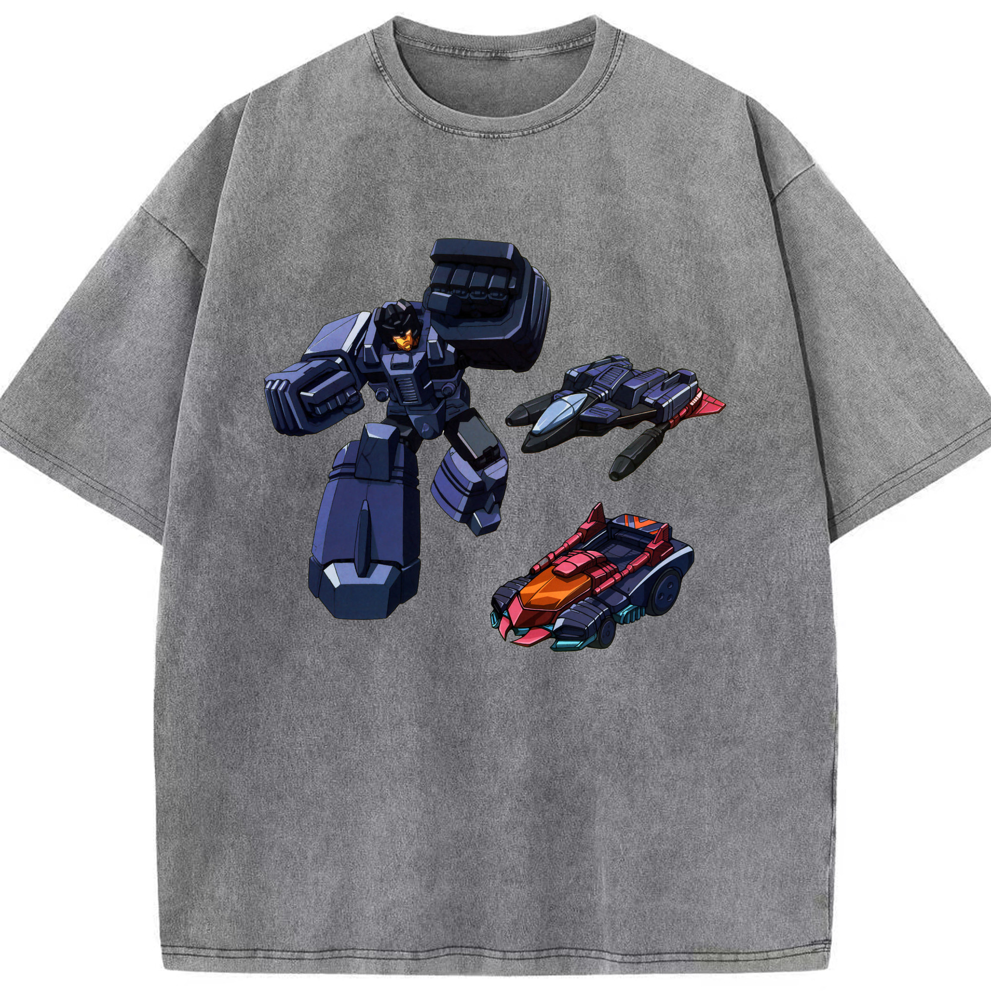 （画像用）  綿100% ヴィンテージ風 半袖Tシャツ（フロントプリント）