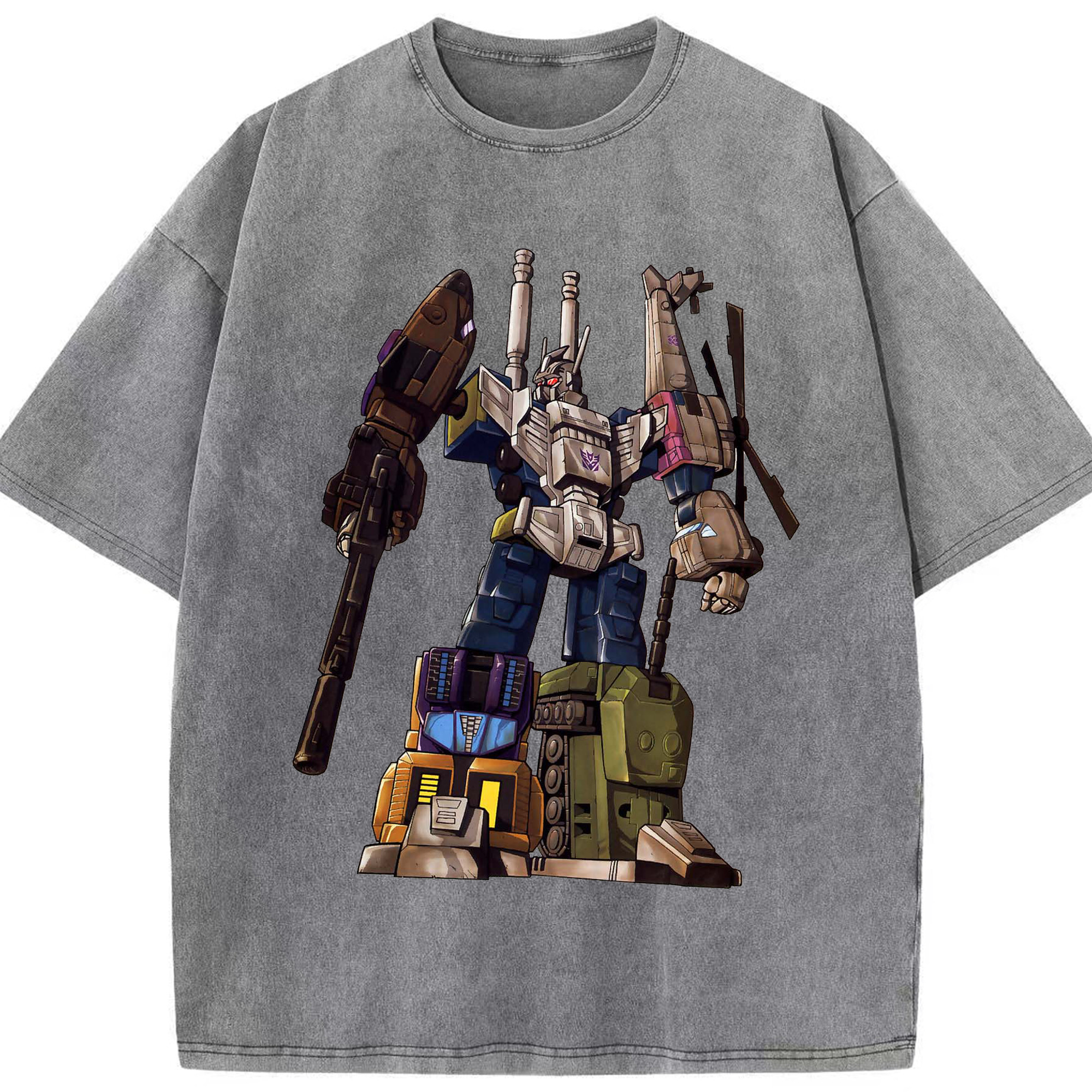 （画像用）  綿100% ヴィンテージ風 半袖Tシャツ（フロントプリント）
