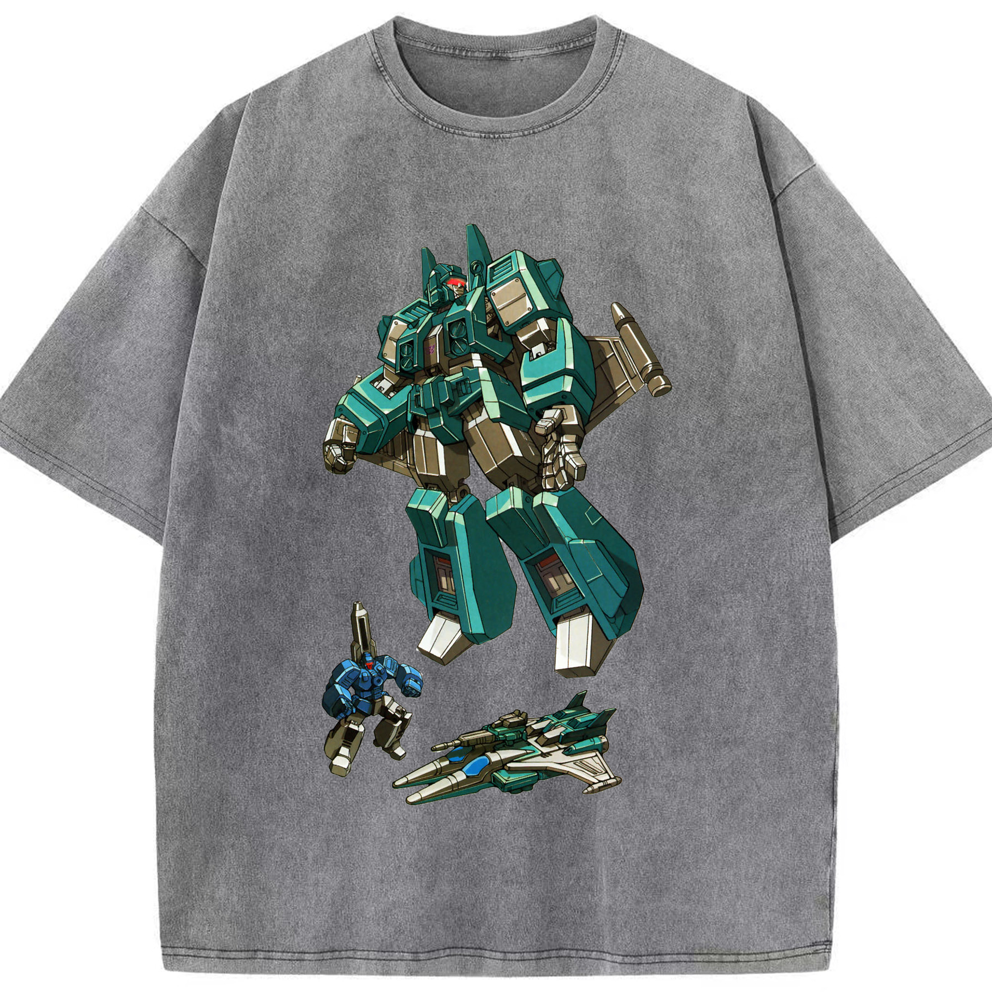 （画像用）  綿100% ヴィンテージ風 半袖Tシャツ（フロントプリント）
