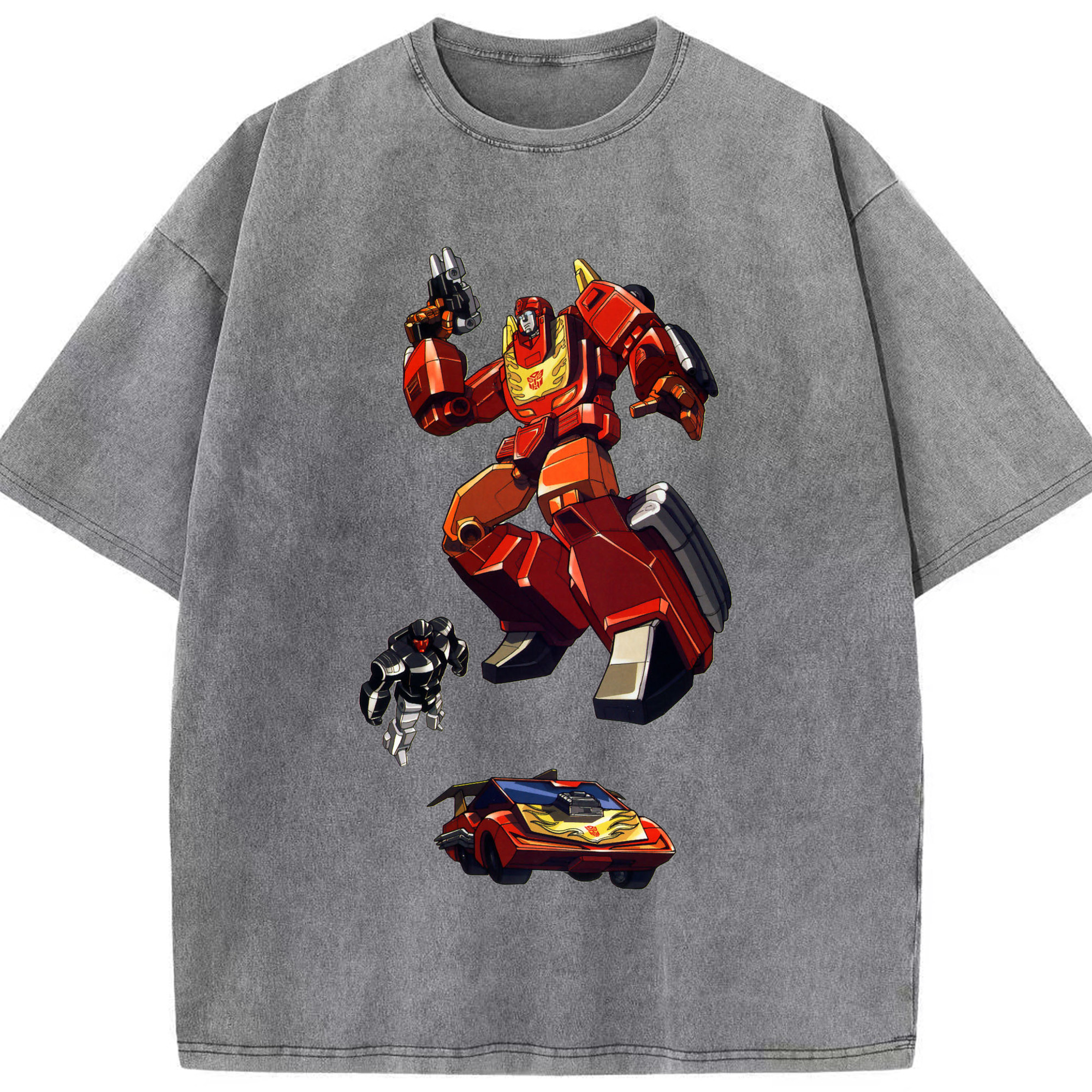 （画像用）  綿100% ヴィンテージ風 半袖Tシャツ（フロントプリント）