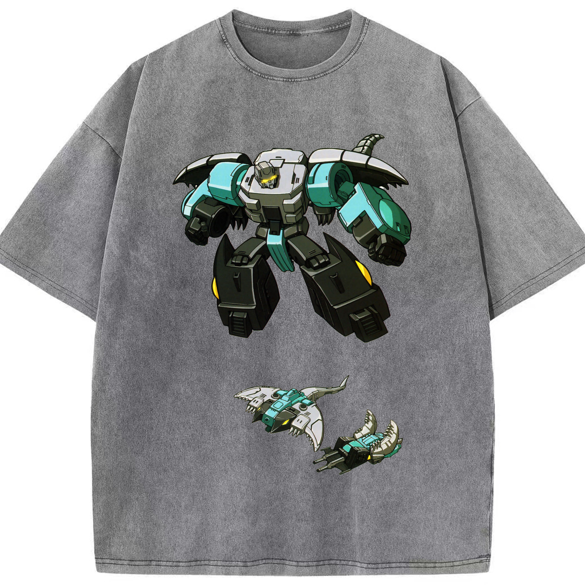 （画像用）  綿100% ヴィンテージ風 半袖Tシャツ（フロントプリント）