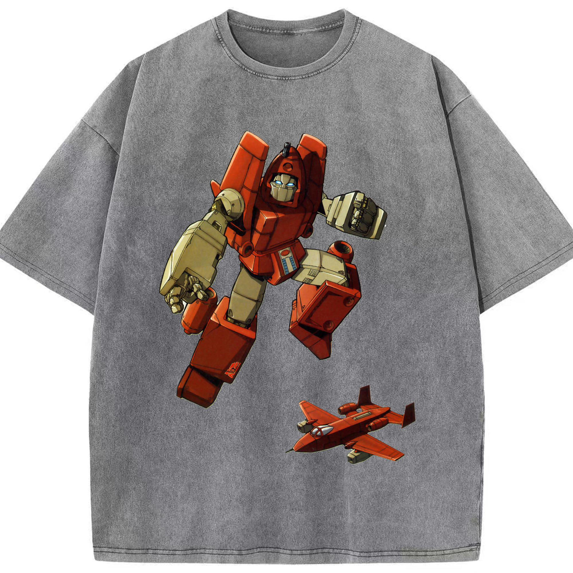 （画像用）  綿100% ヴィンテージ風 半袖Tシャツ（フロントプリント）
