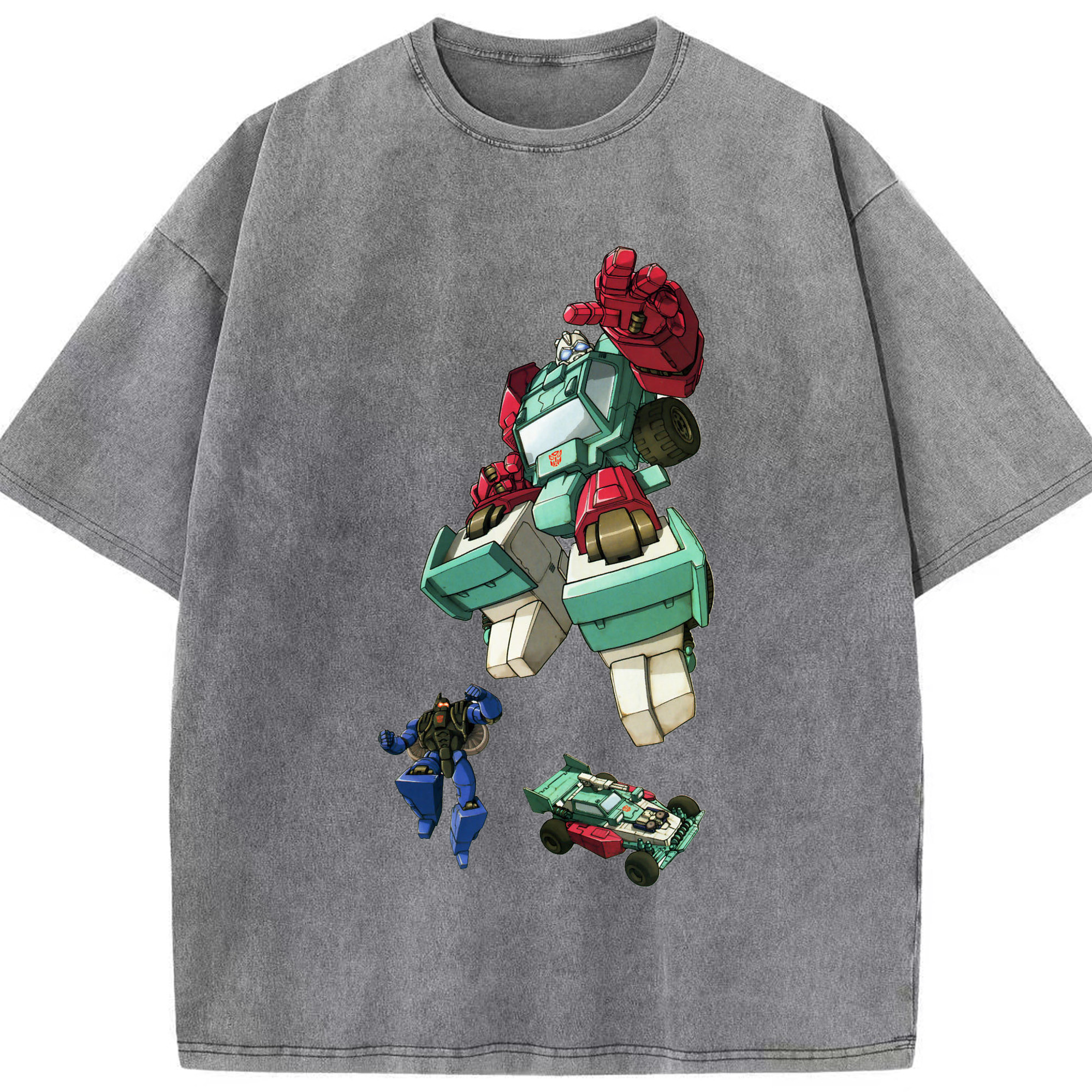 （画像用）  綿100% ヴィンテージ風 半袖Tシャツ（フロントプリント）