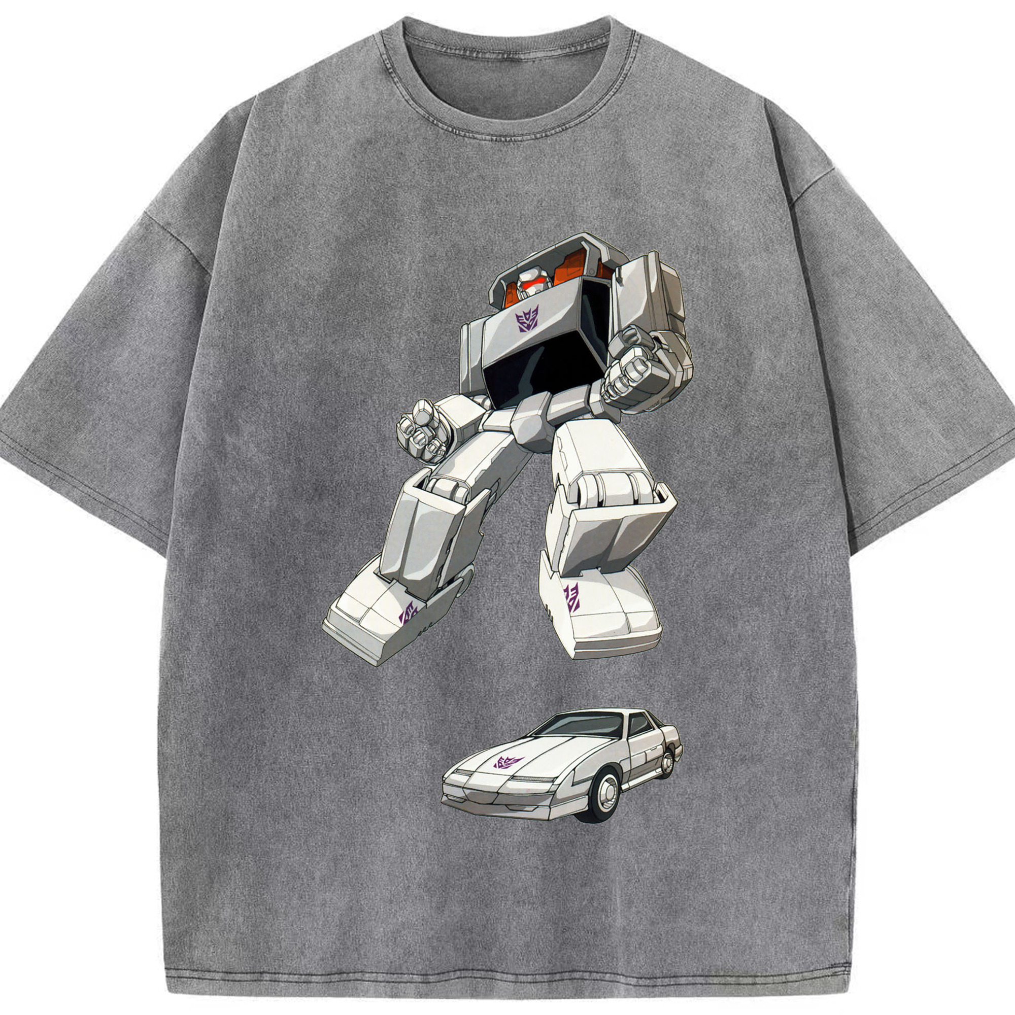 （画像用）  綿100% ヴィンテージ風 半袖Tシャツ（フロントプリント）