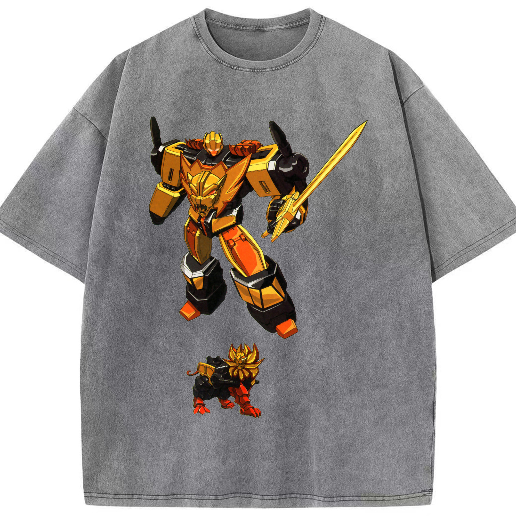 （画像用）  綿100% ヴィンテージ風 半袖Tシャツ（フロントプリント）