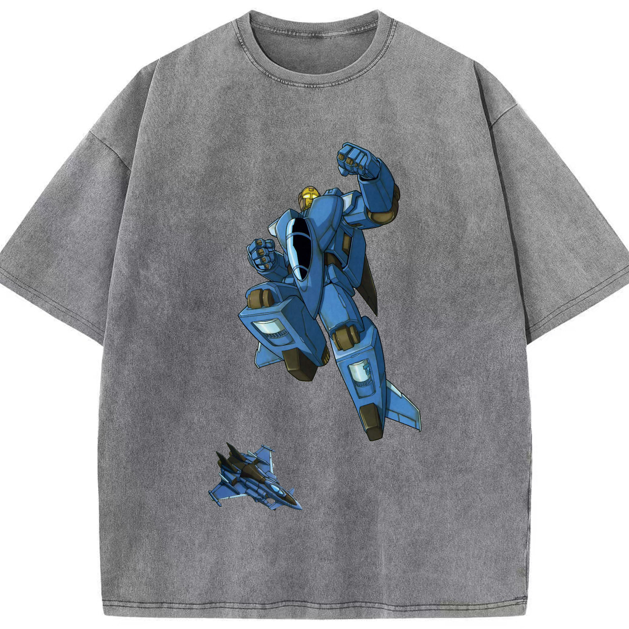 （画像用）  綿100% ヴィンテージ風 半袖Tシャツ（フロントプリント）