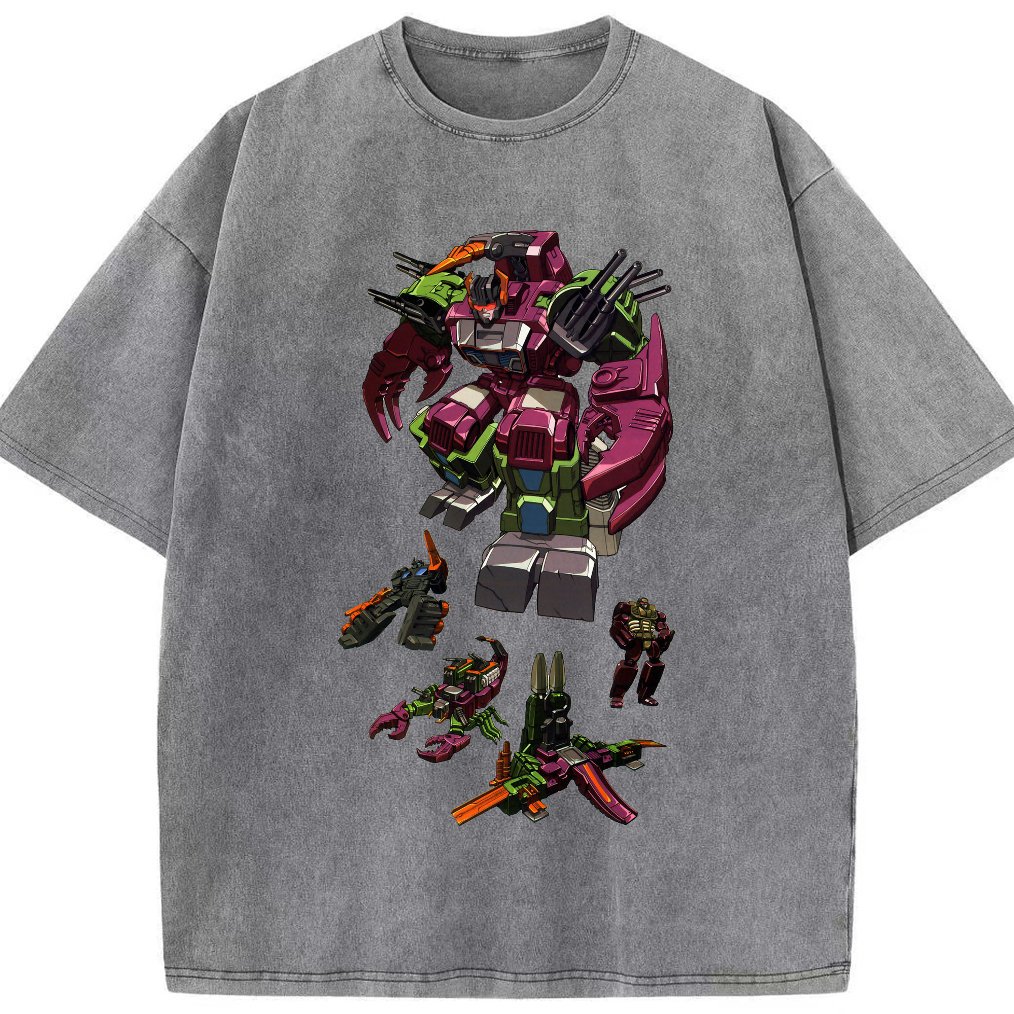 （画像用）  綿100% ヴィンテージ風 半袖Tシャツ（フロントプリント）