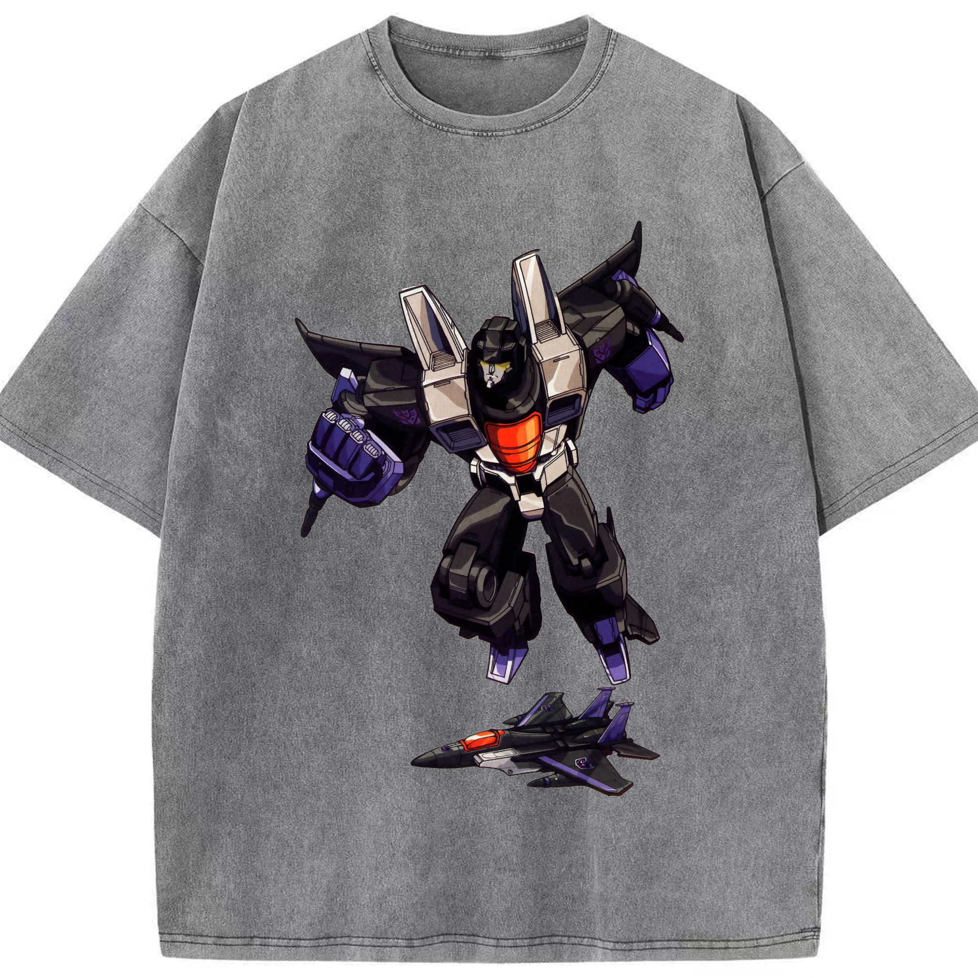 （画像用）  綿100% ヴィンテージ風 半袖Tシャツ（フロントプリント）