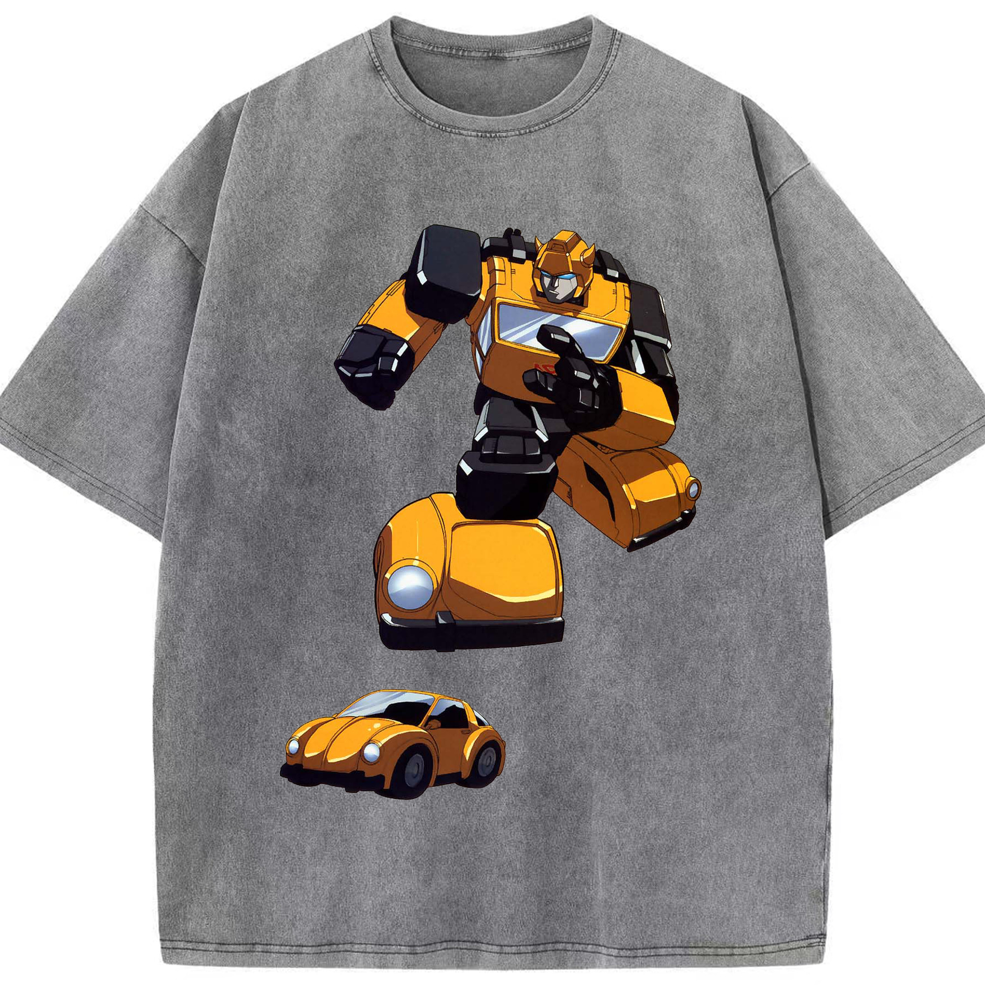 （画像用）  綿100% ヴィンテージ風 半袖Tシャツ（フロントプリント）