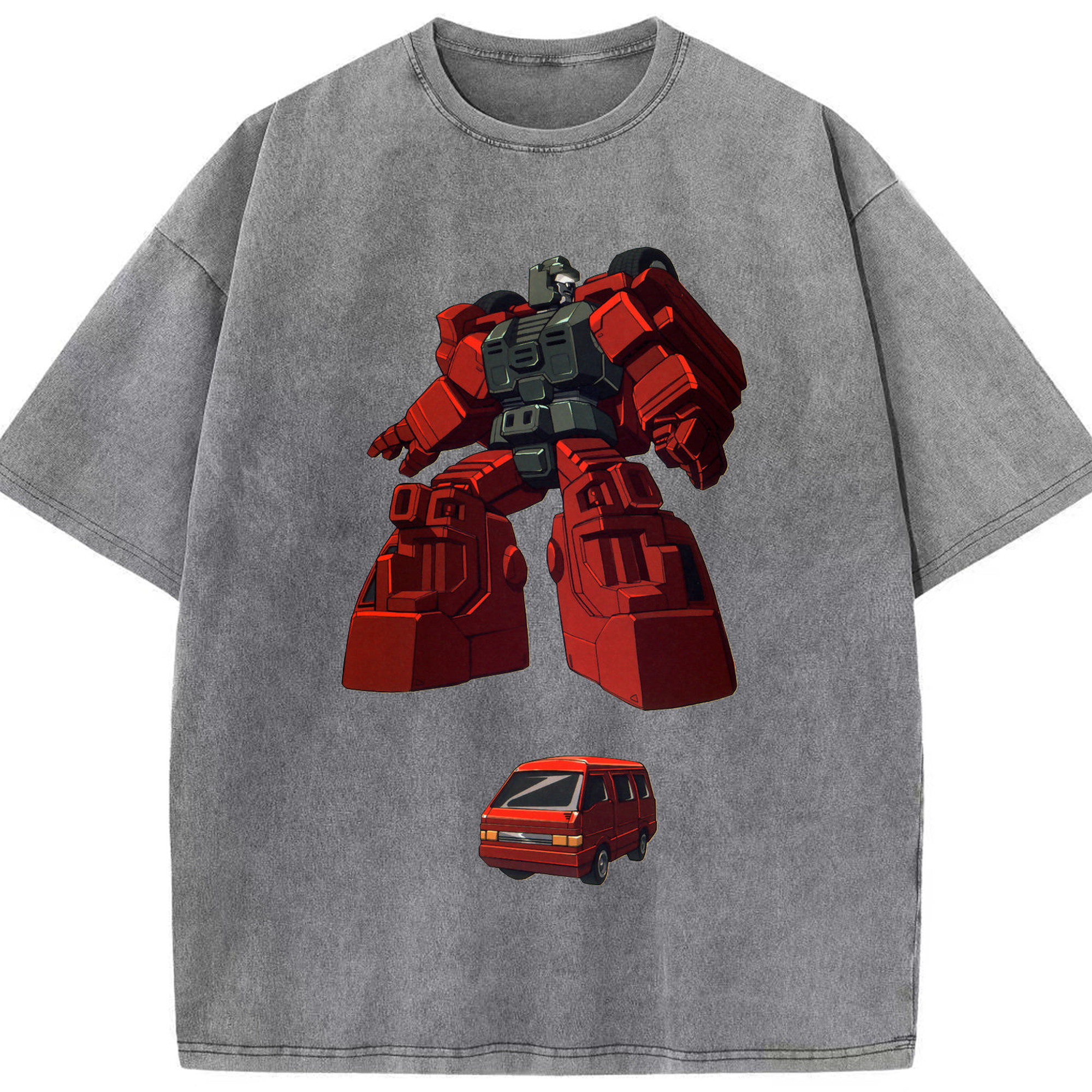 （画像用）  綿100% ヴィンテージ風 半袖Tシャツ（フロントプリント）