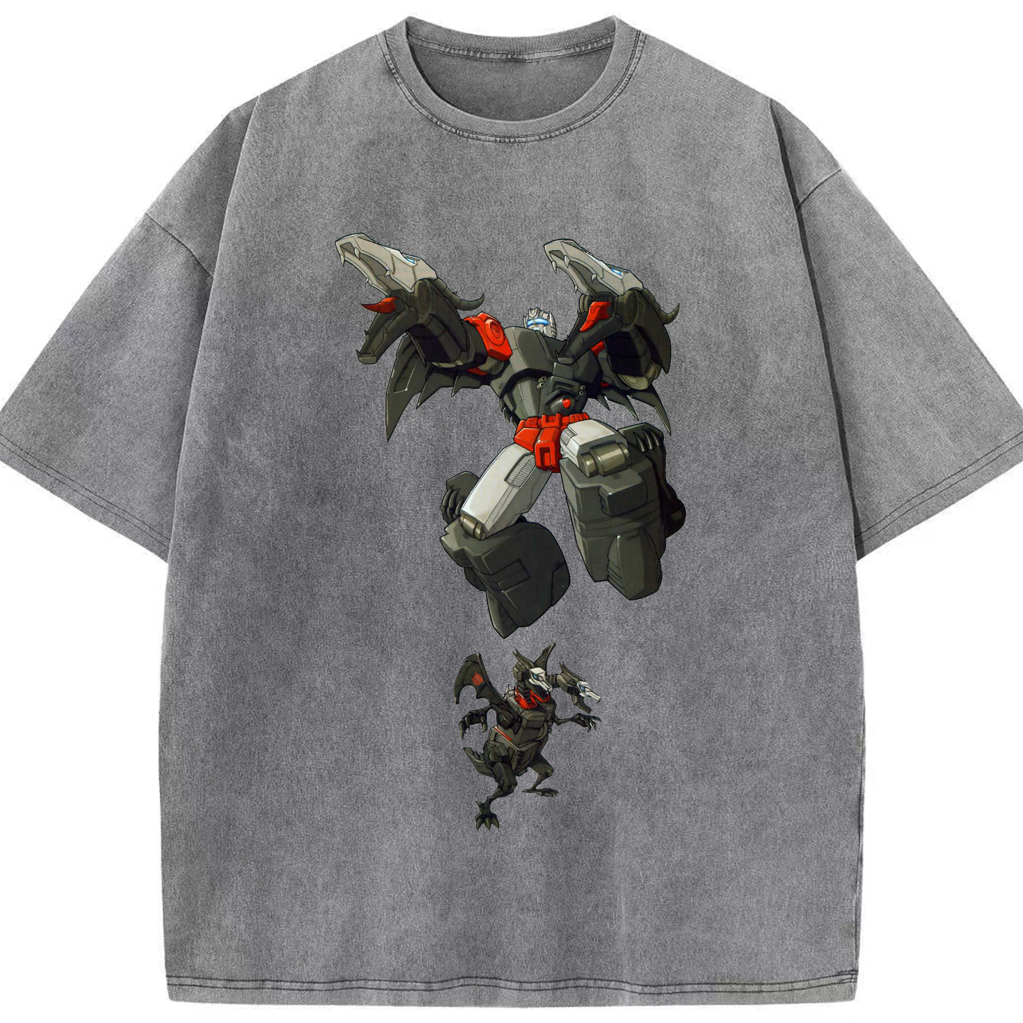 （画像用）  綿100% ヴィンテージ風 半袖Tシャツ（フロントプリント）