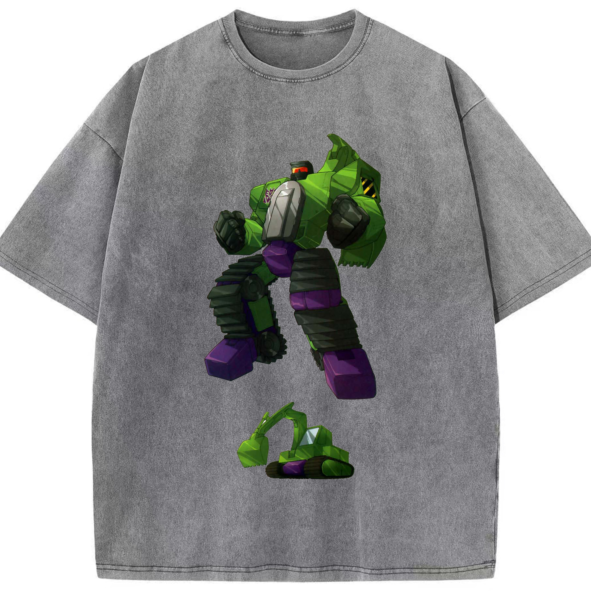 （画像用）  綿100% ヴィンテージ風 半袖Tシャツ（フロントプリント）