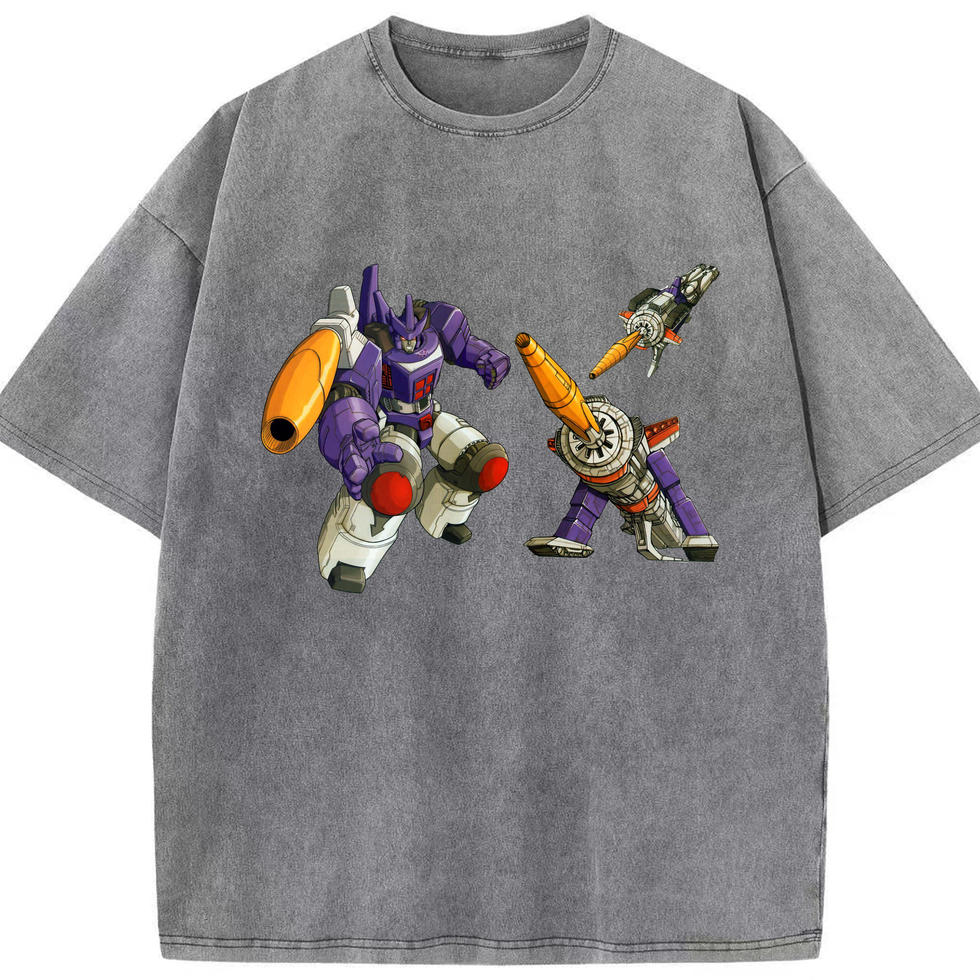 （画像用）  綿100% ヴィンテージ風 半袖Tシャツ（フロントプリント）