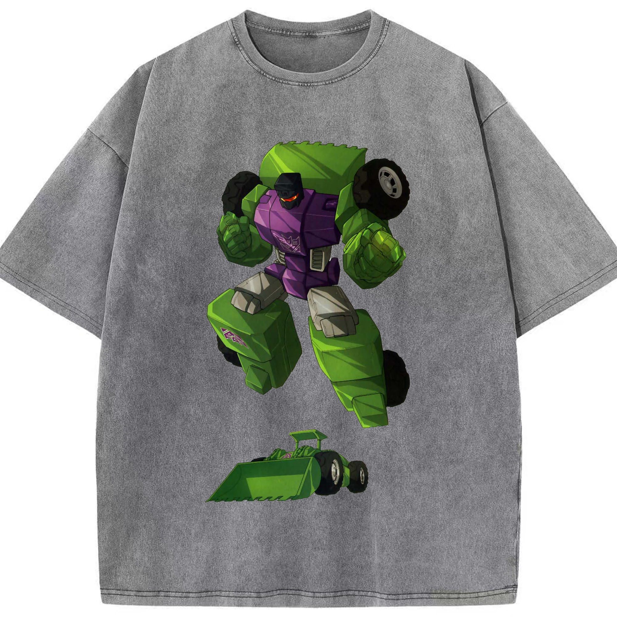 （画像用）  綿100% ヴィンテージ風 半袖Tシャツ（フロントプリント）