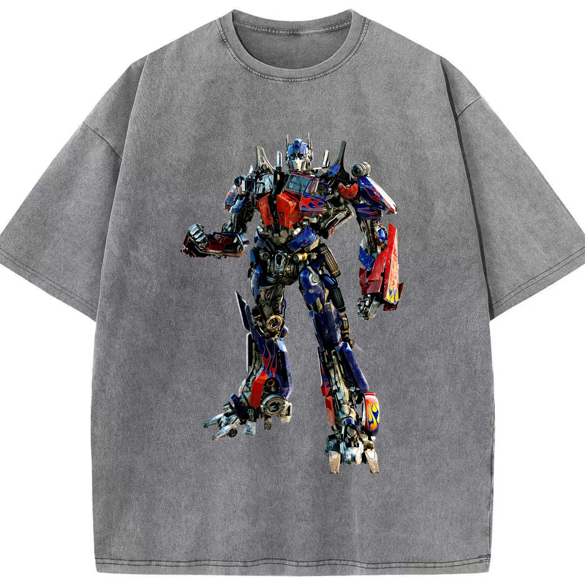 （画像用）  綿100% ヴィンテージ風 半袖Tシャツ（フロントプリント）