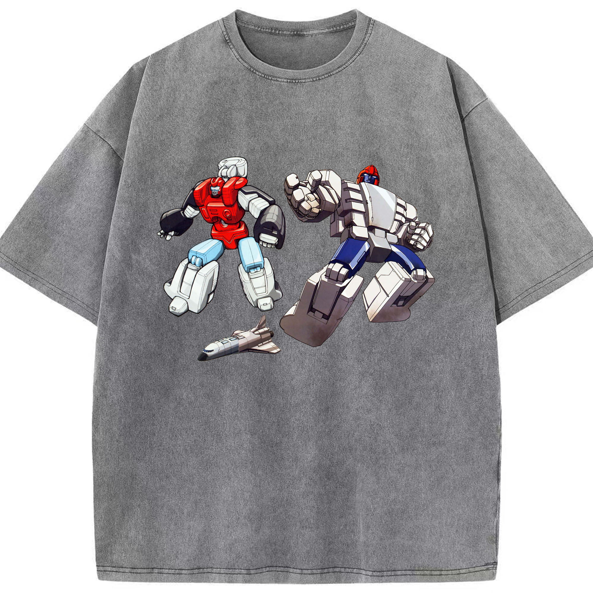 （画像用）  綿100% ヴィンテージ風 半袖Tシャツ（フロントプリント）