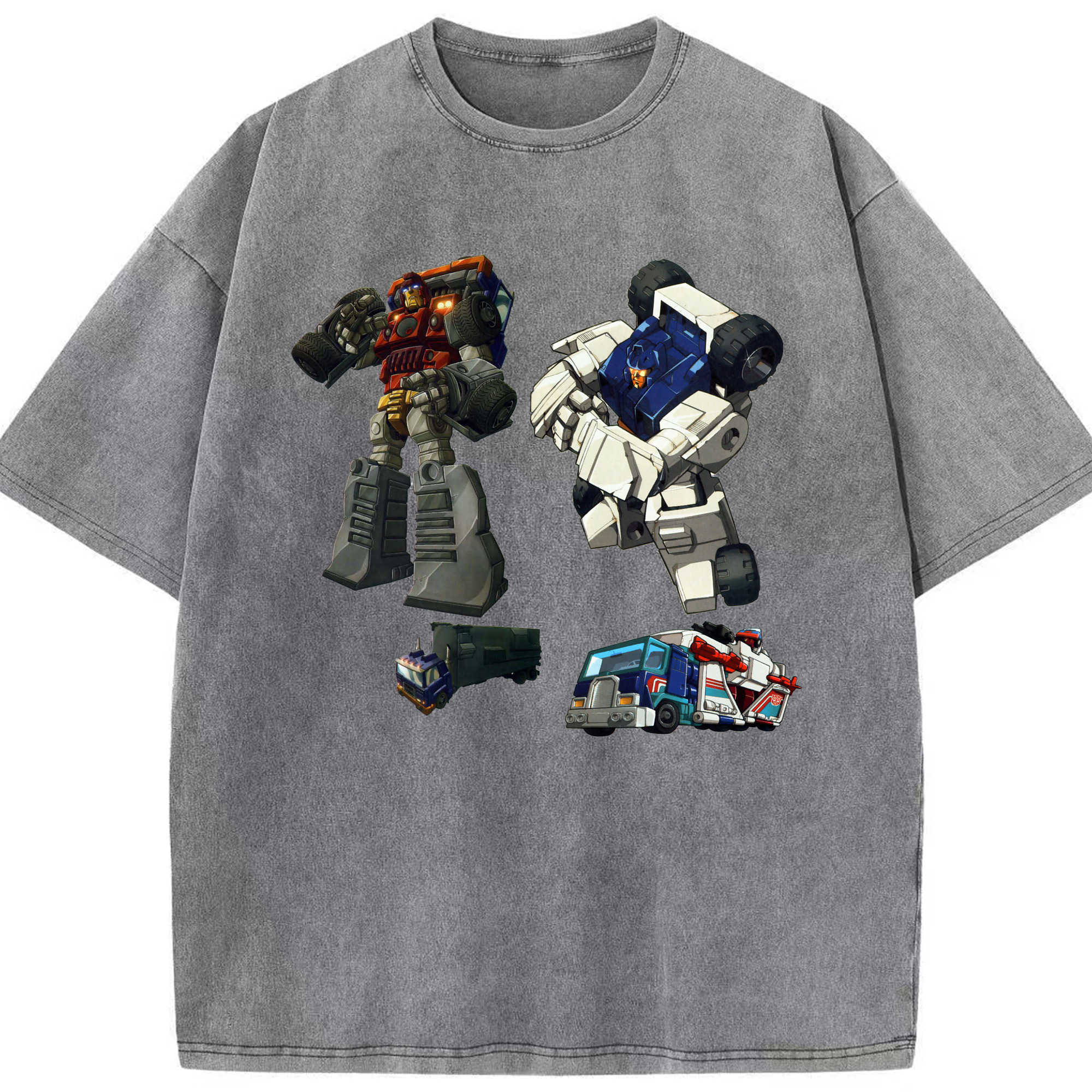 （画像用）  綿100% ヴィンテージ風 半袖Tシャツ（フロントプリント）