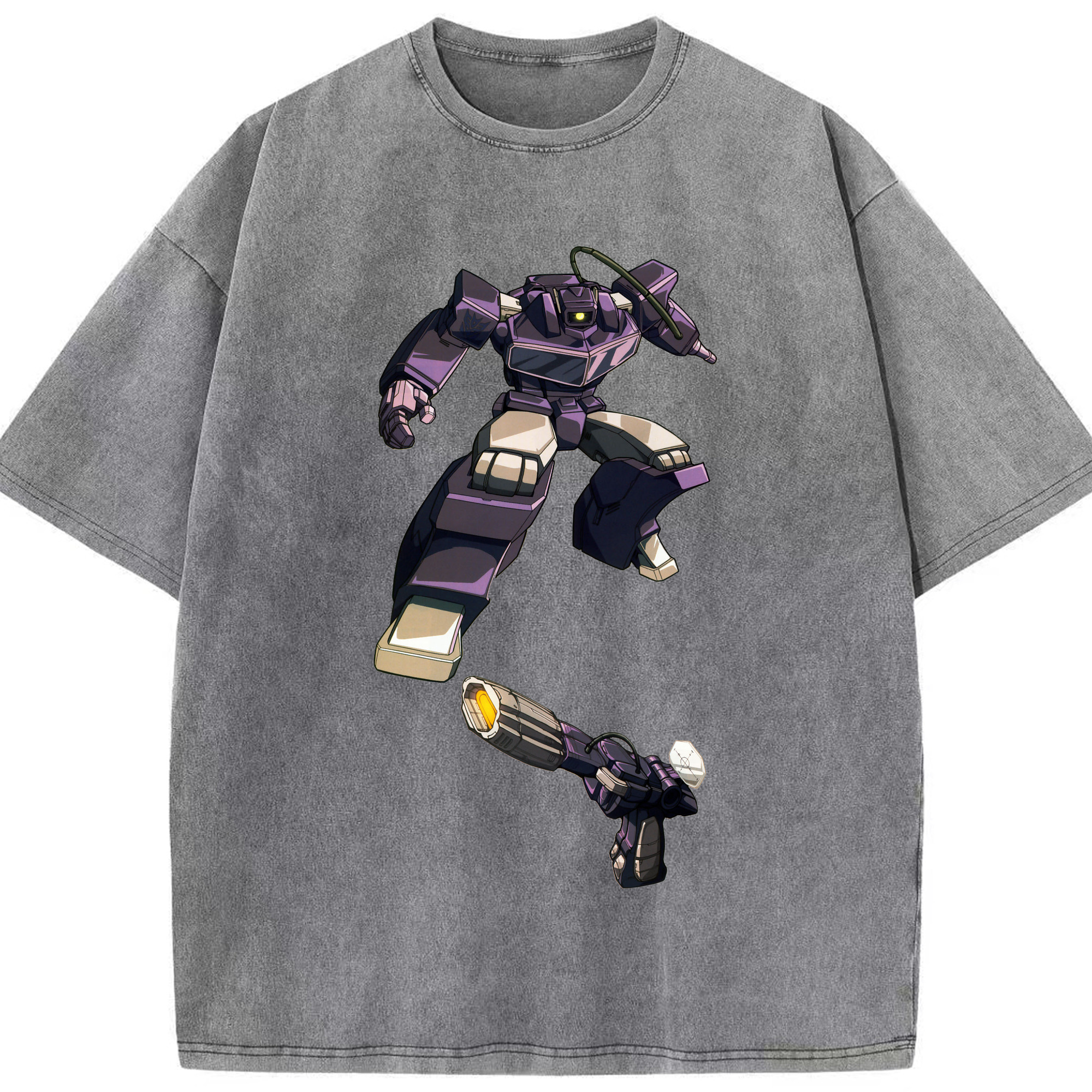 （画像用）  綿100% ヴィンテージ風 半袖Tシャツ（フロントプリント）