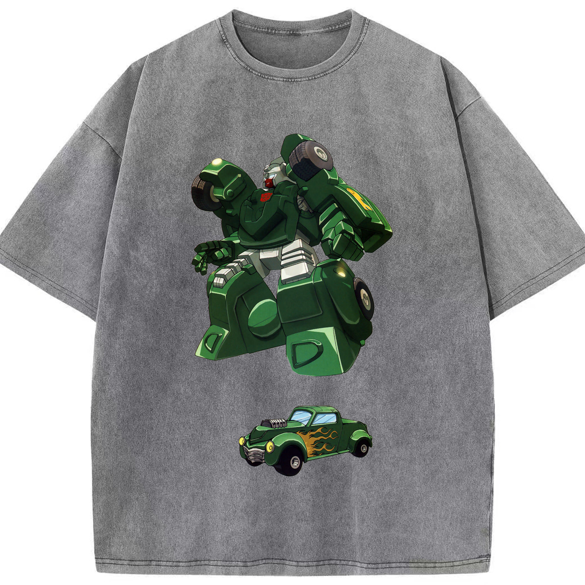 （画像用）  綿100% ヴィンテージ風 半袖Tシャツ（フロントプリント）