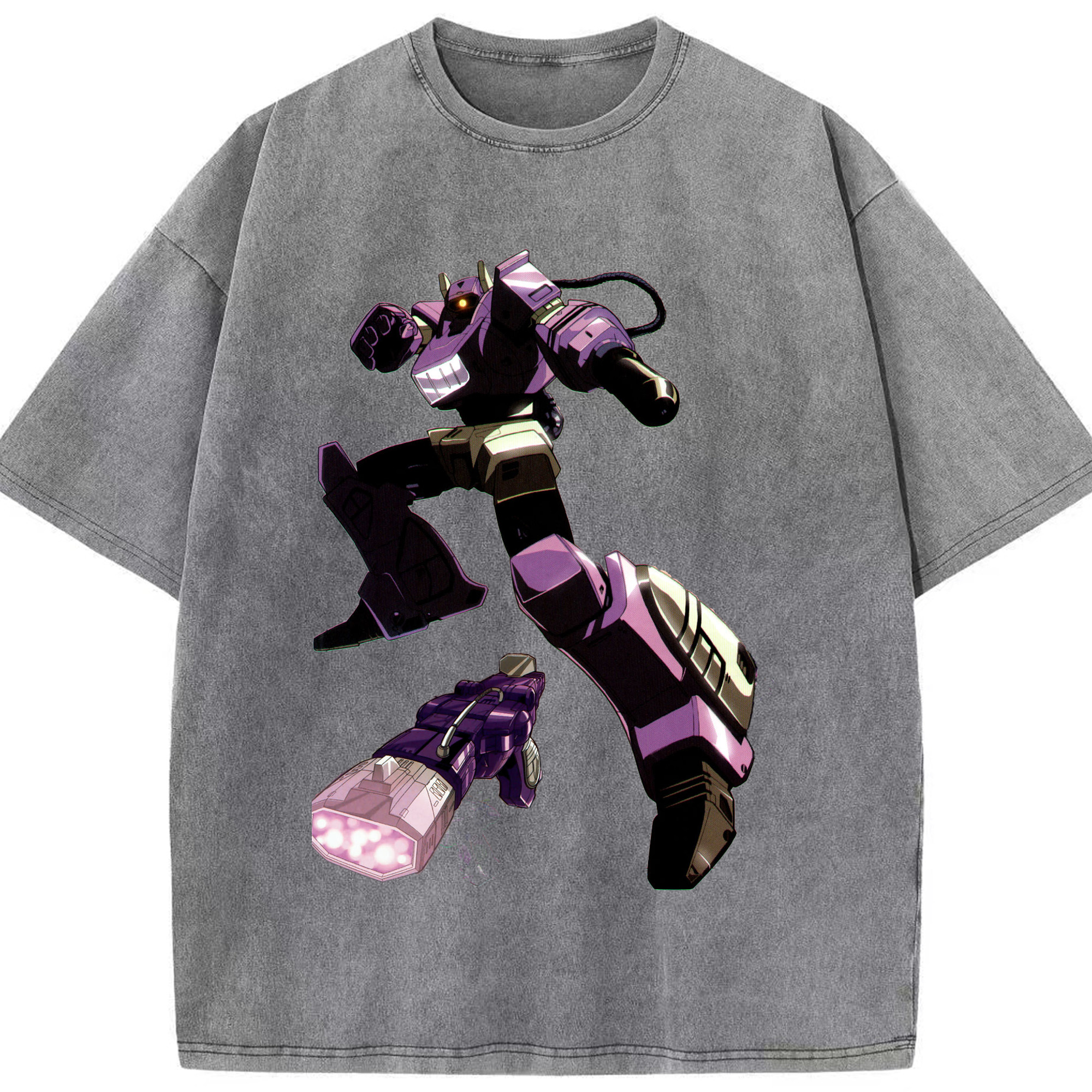（画像用）  綿100% ヴィンテージ風 半袖Tシャツ（フロントプリント）