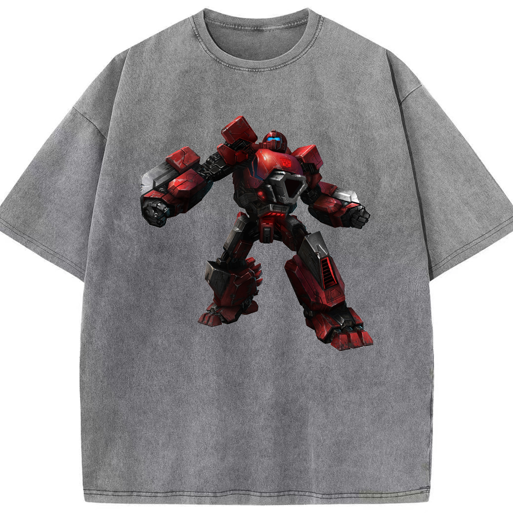 （画像用）  綿100% ヴィンテージ風 半袖Tシャツ（フロントプリント）