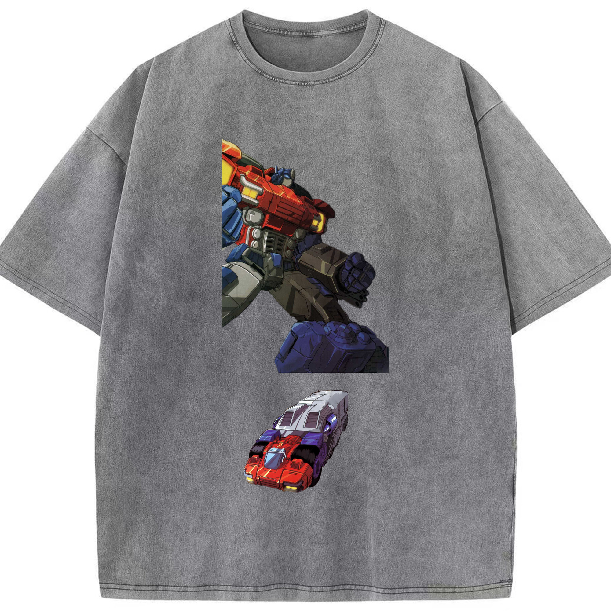 （画像用）  綿100% ヴィンテージ風 半袖Tシャツ（フロントプリント）