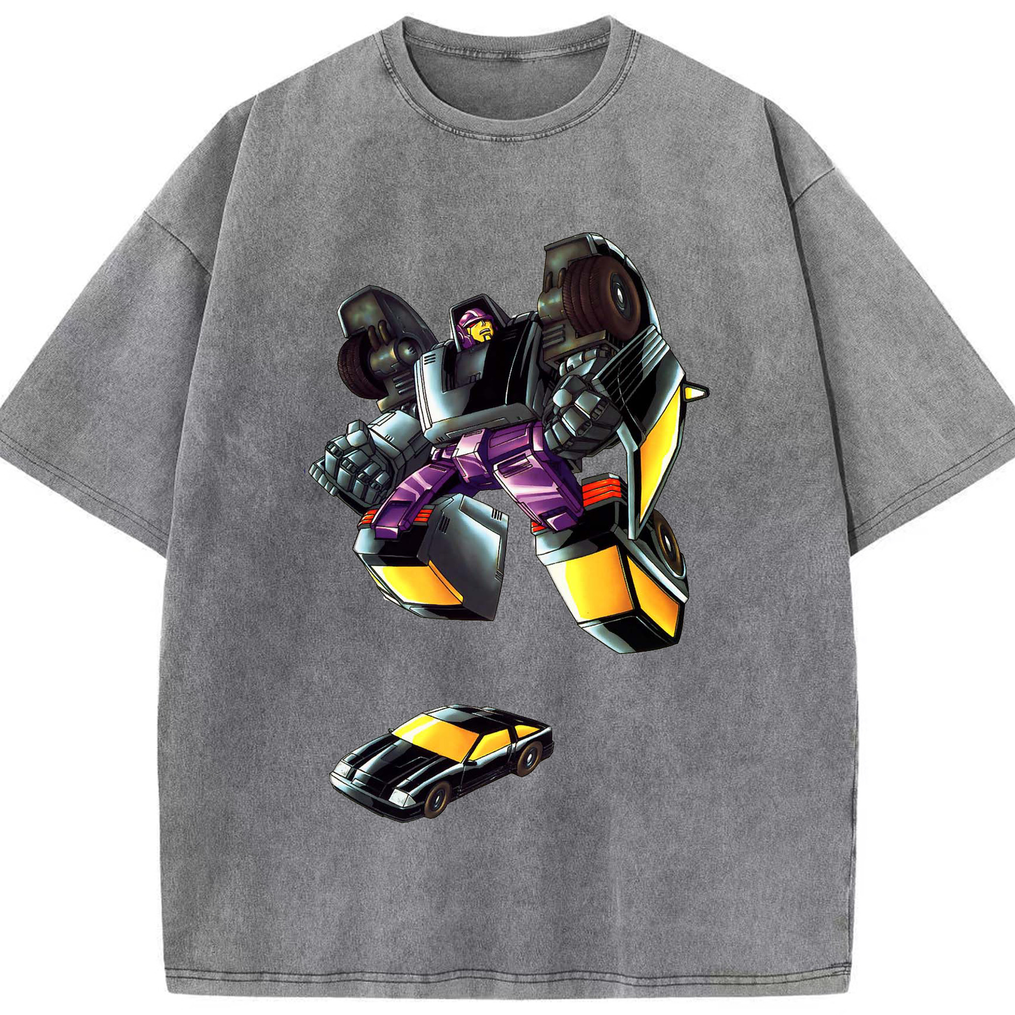 （画像用）  綿100% ヴィンテージ風 半袖Tシャツ（フロントプリント）