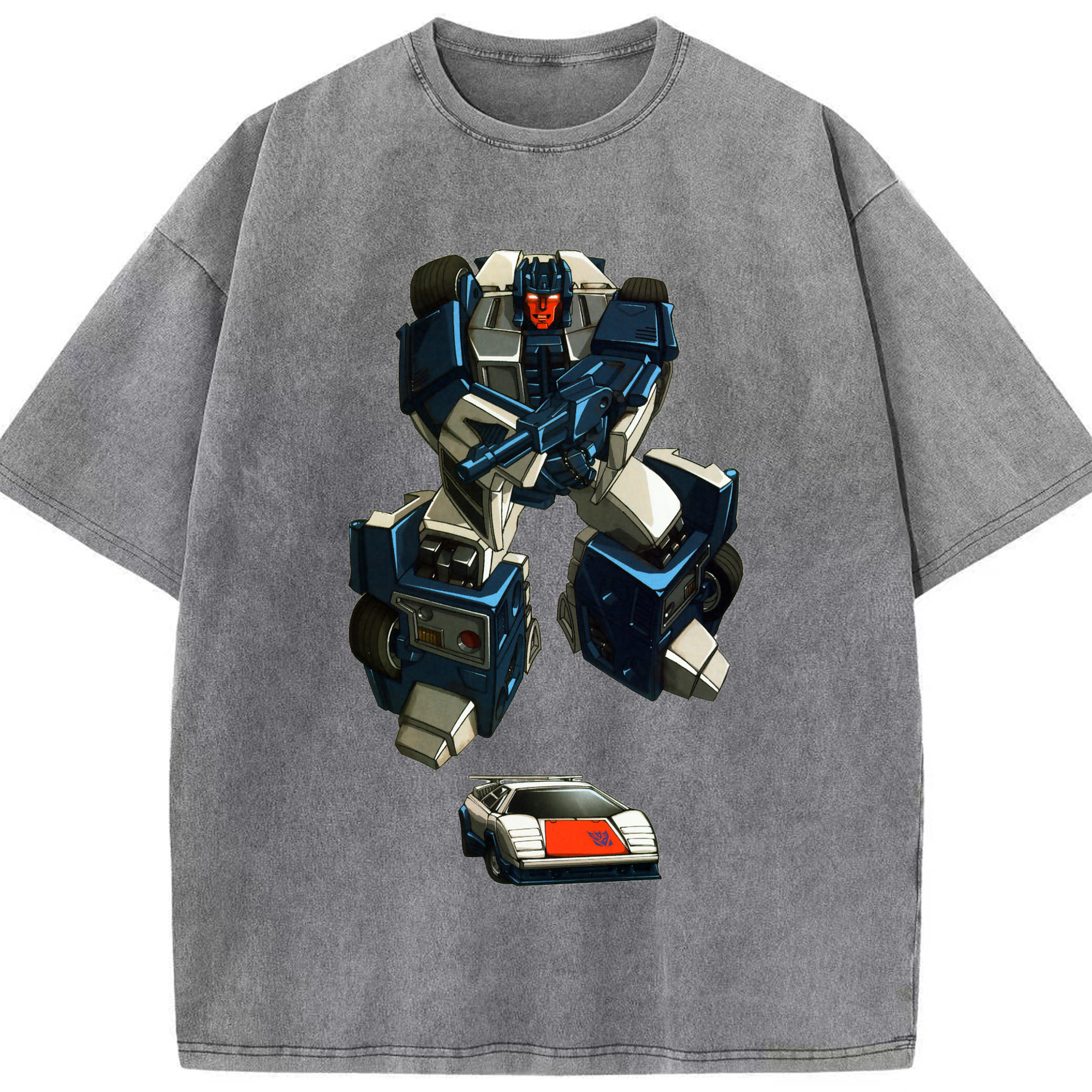 （画像用）  綿100% ヴィンテージ風 半袖Tシャツ（フロントプリント）