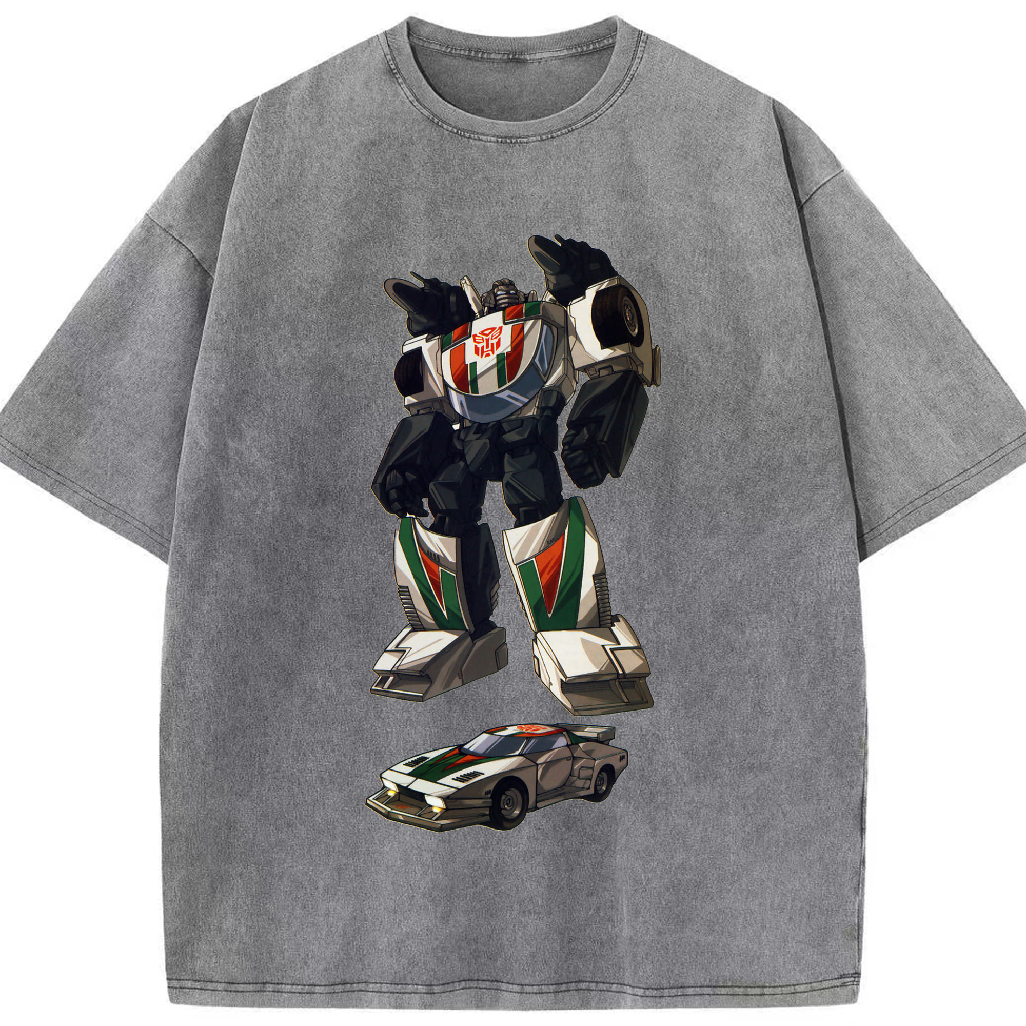 （画像用）  綿100% ヴィンテージ風 半袖Tシャツ（フロントプリント）