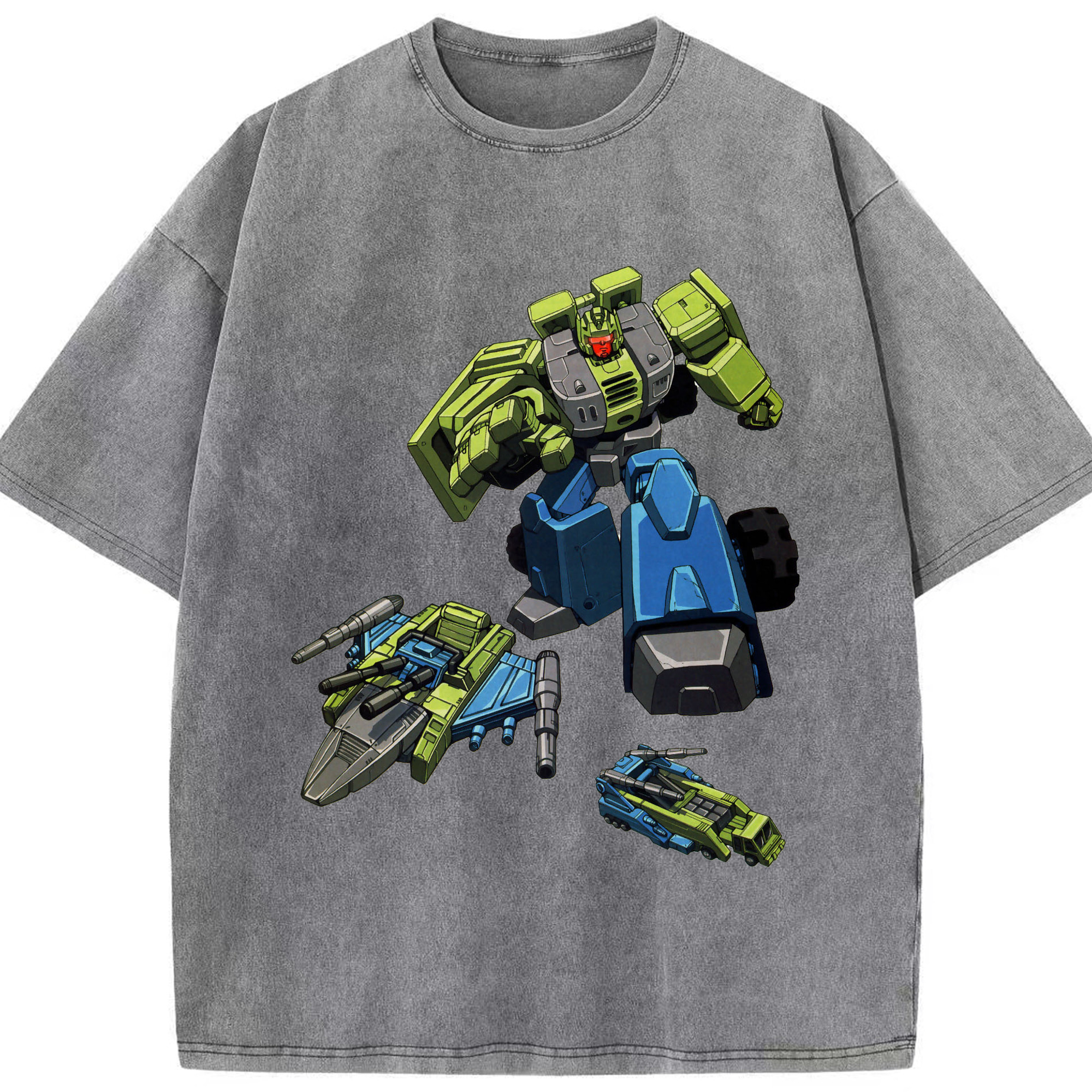 （画像用）  綿100% ヴィンテージ風 半袖Tシャツ（フロントプリント）