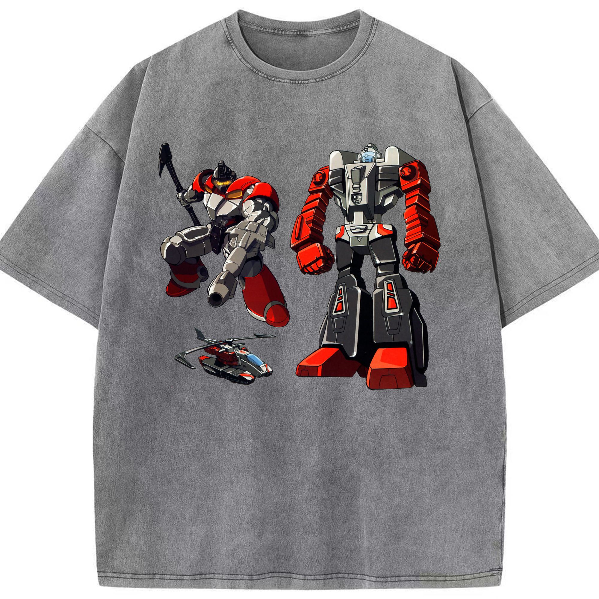 （画像用）  綿100% ヴィンテージ風 半袖Tシャツ（フロントプリント）