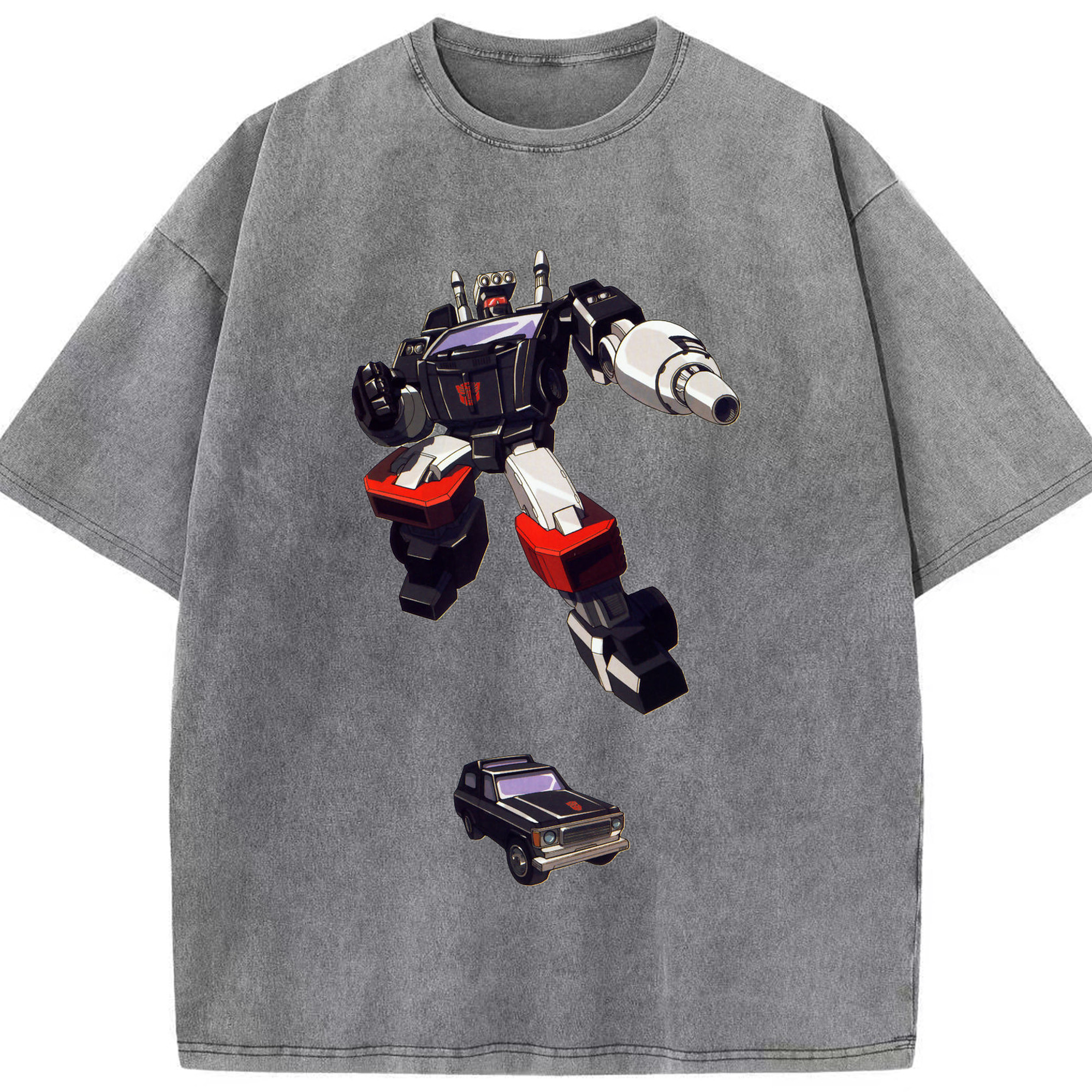 （画像用）  綿100% ヴィンテージ風 半袖Tシャツ（フロントプリント）