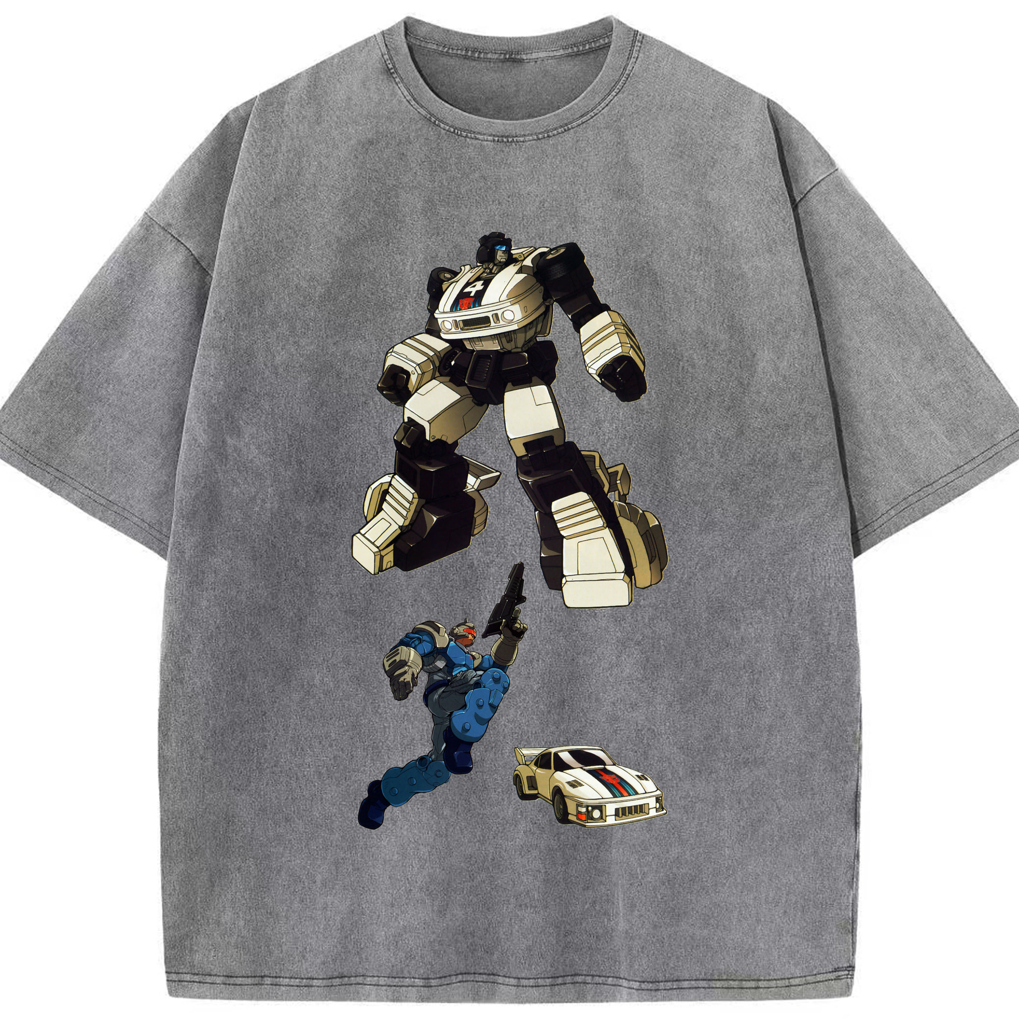 （画像用）  綿100% ヴィンテージ風 半袖Tシャツ（フロントプリント）